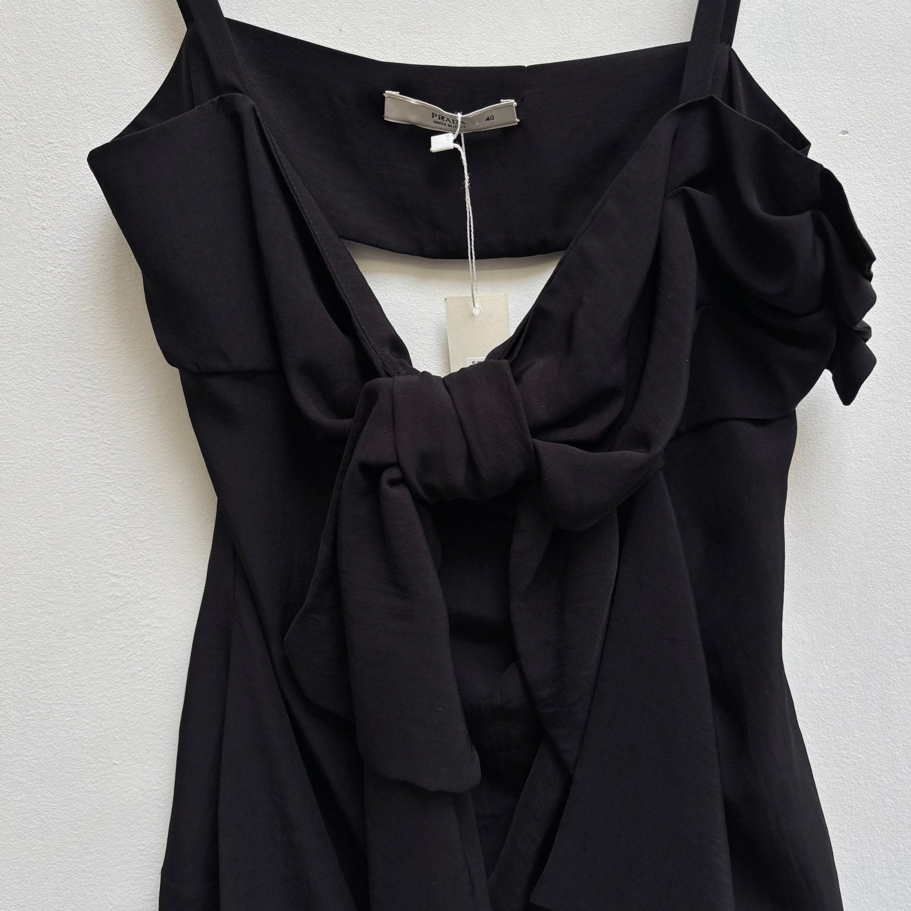 SS07 Prada Bow Front Tank Top - Image 4