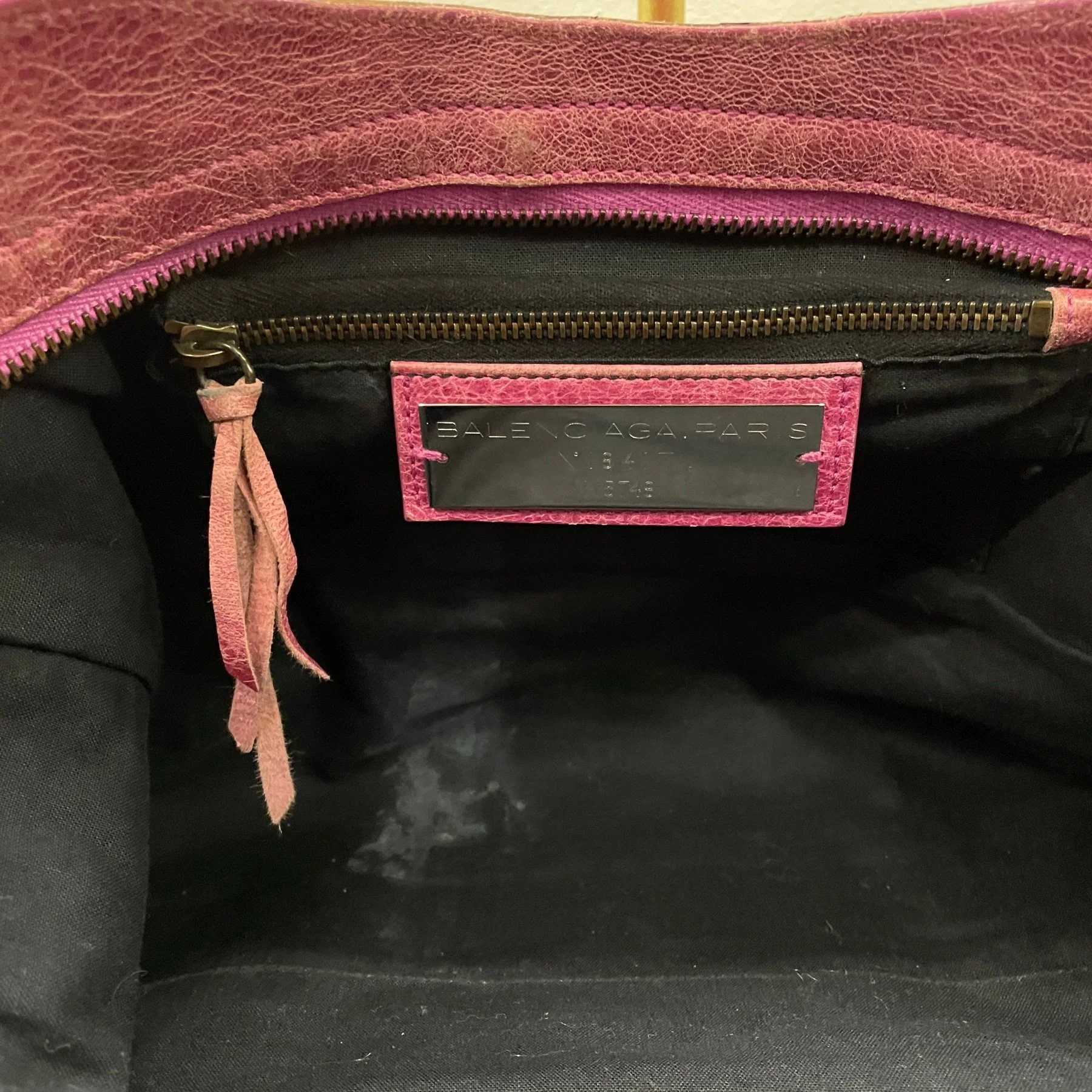 SS08 Balenciaga City Bag (Hot Pink) - Image 13