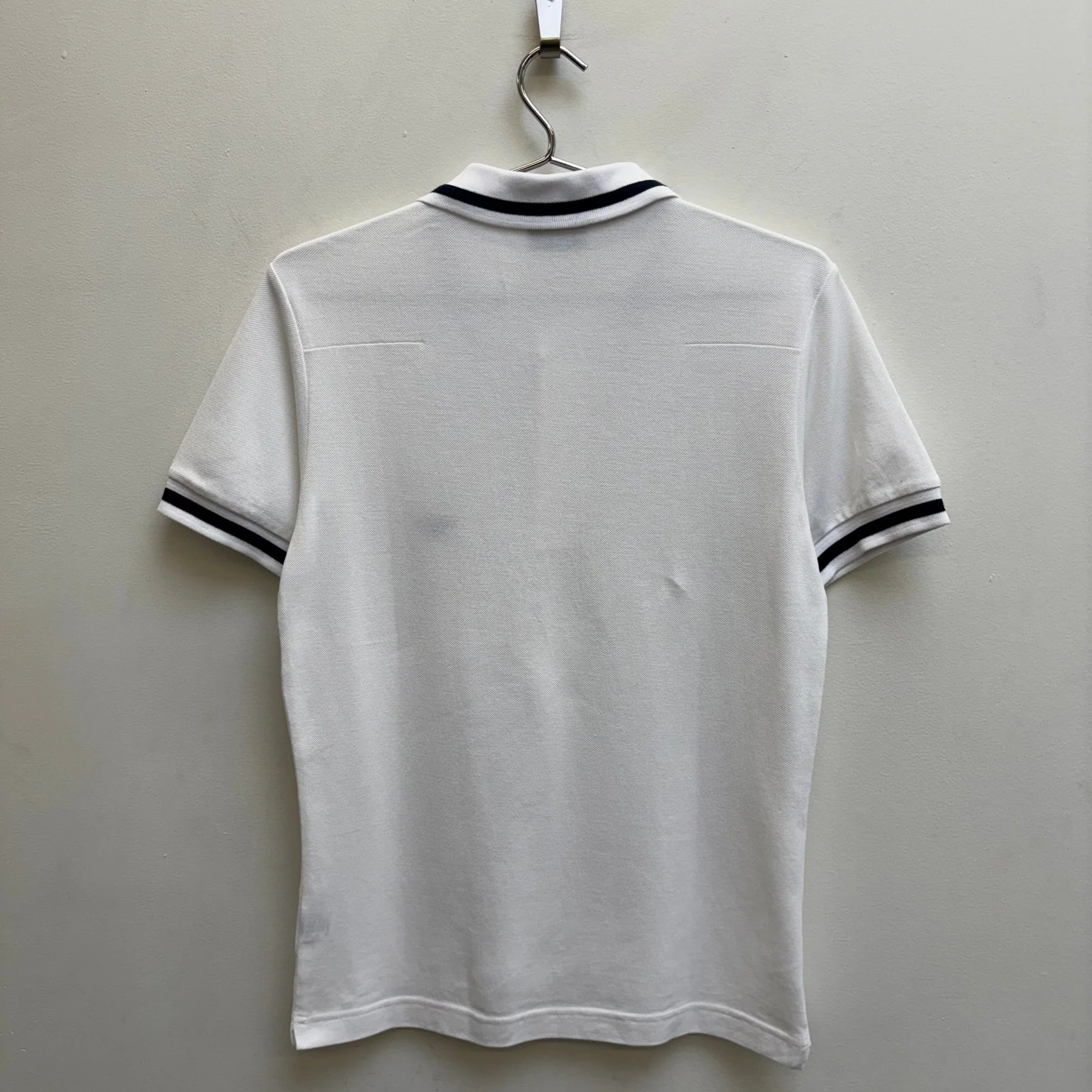SS08 Dior Homme Bee Embroidered Polo T-Shirt - Image 2