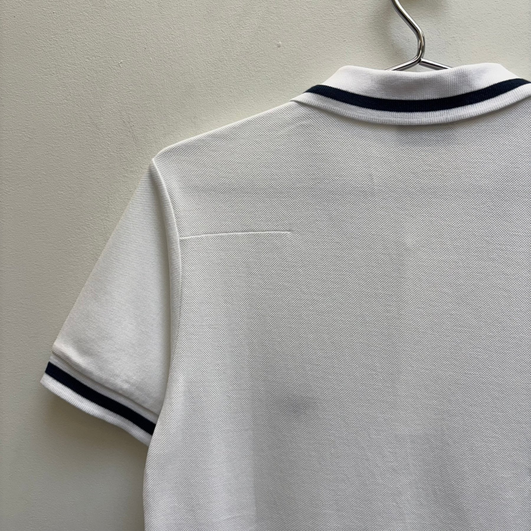 SS08 Dior Homme Bee Embroidered Polo T-Shirt - Image 6
