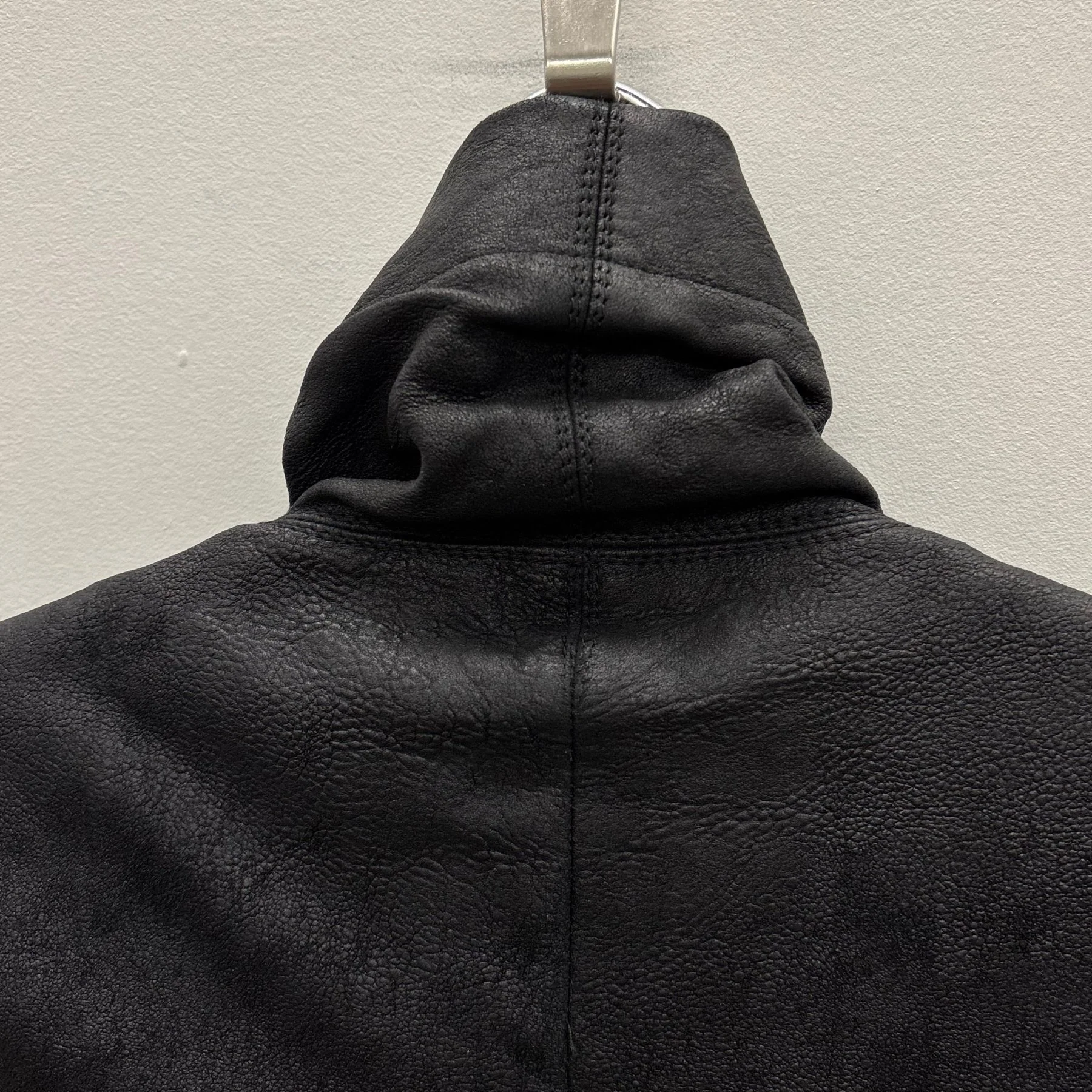 SS09 ‘STRUTTER’ Rick Owens Lamb Leather Biker Jacket - Image 10