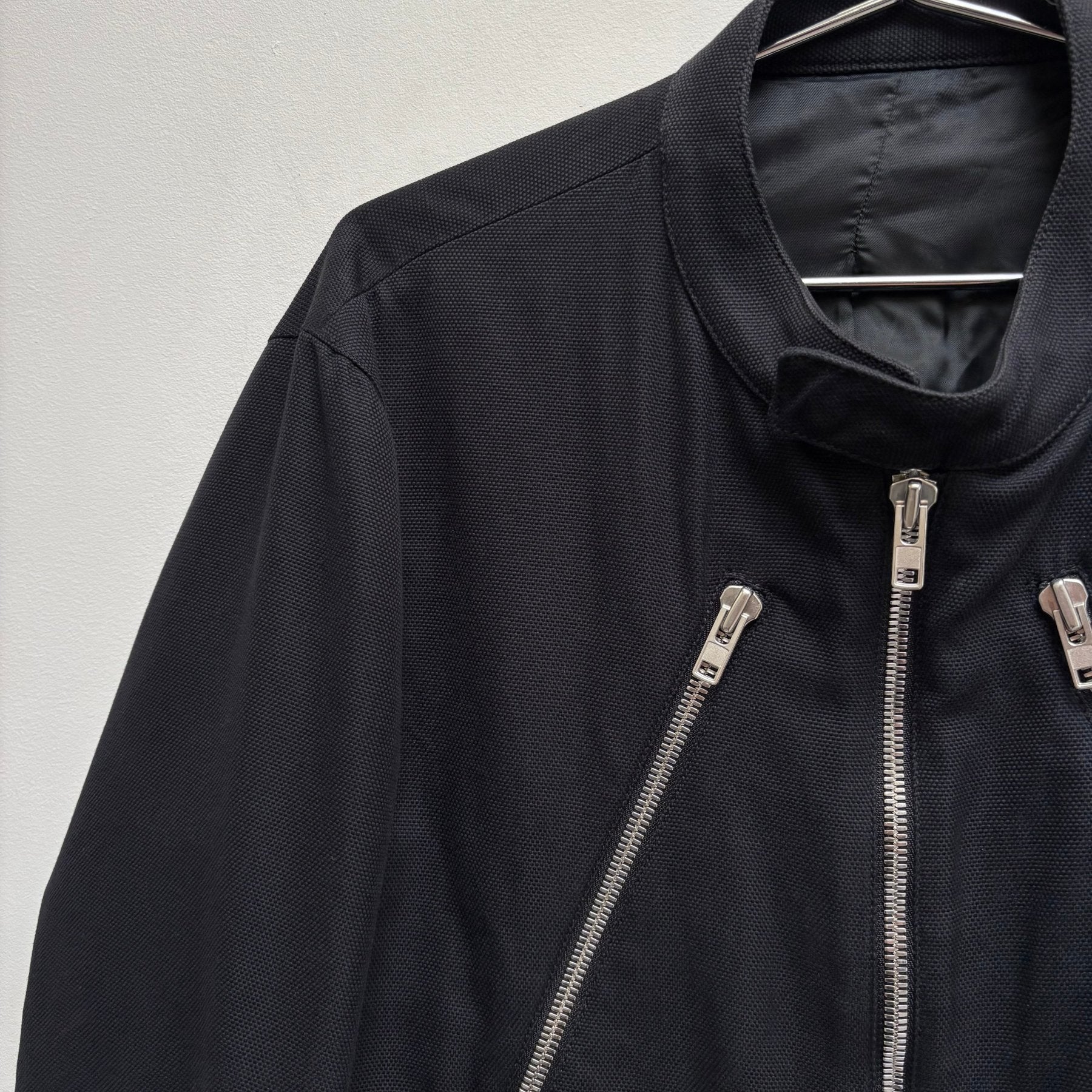 SS08 Maison Margiela 5-Zip Biker Jacket - Image 4
