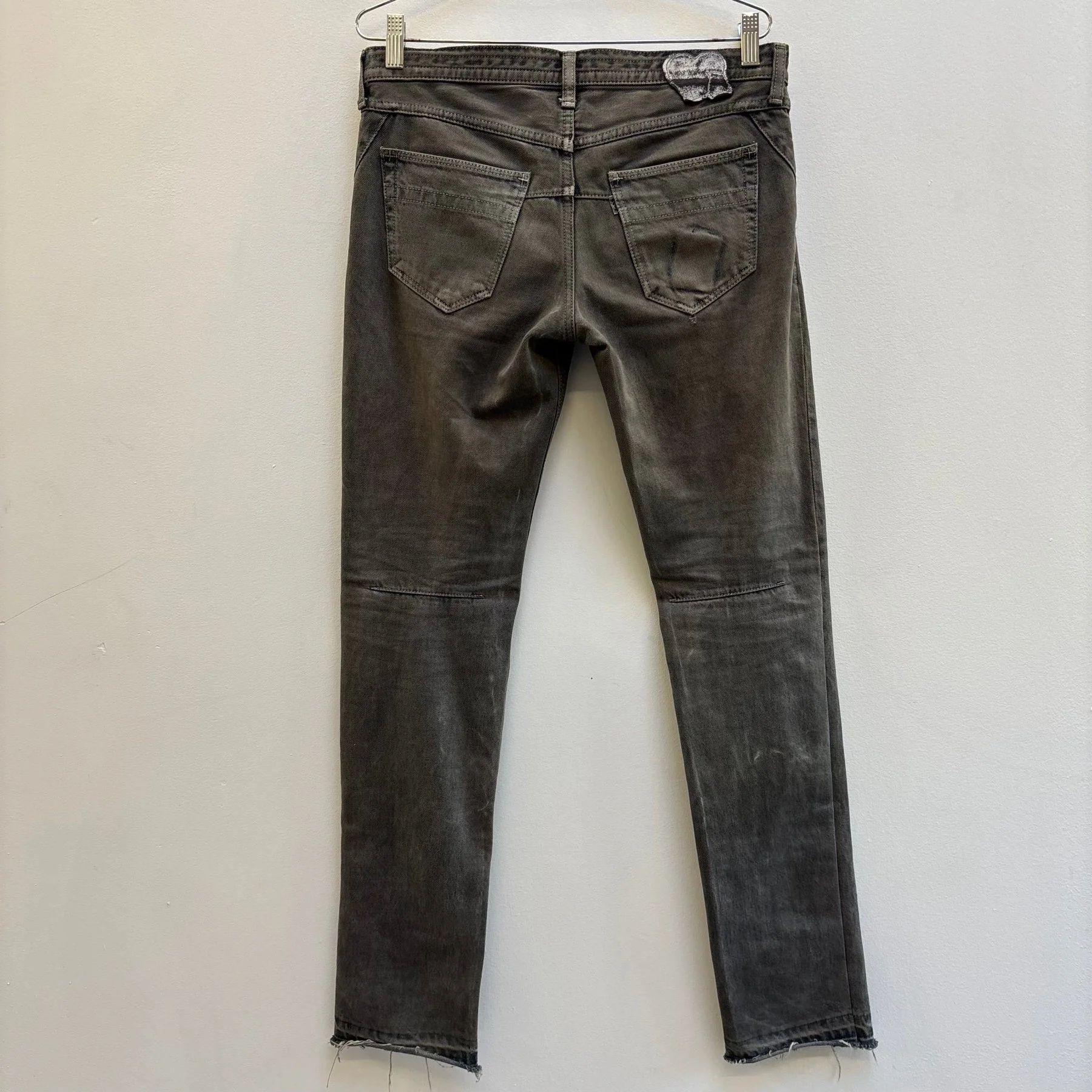 SS08 Number Nine Mudwash Jeans - Image 2