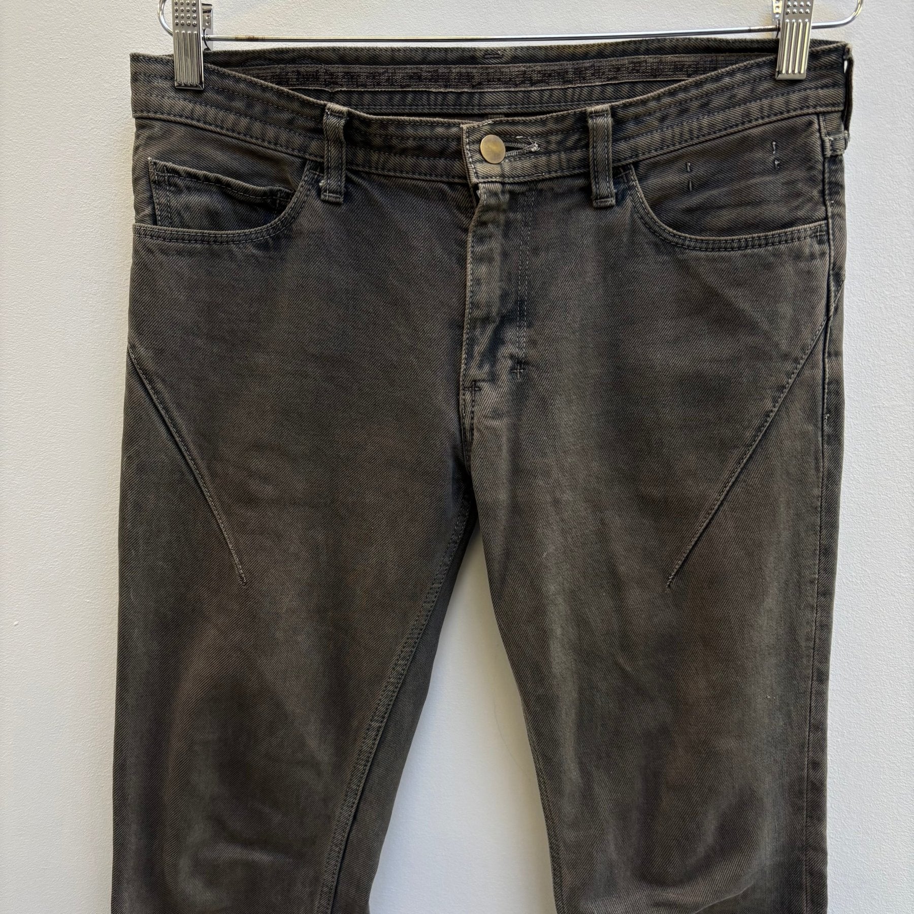 SS08 Number Nine Mudwash Jeans - Image 3