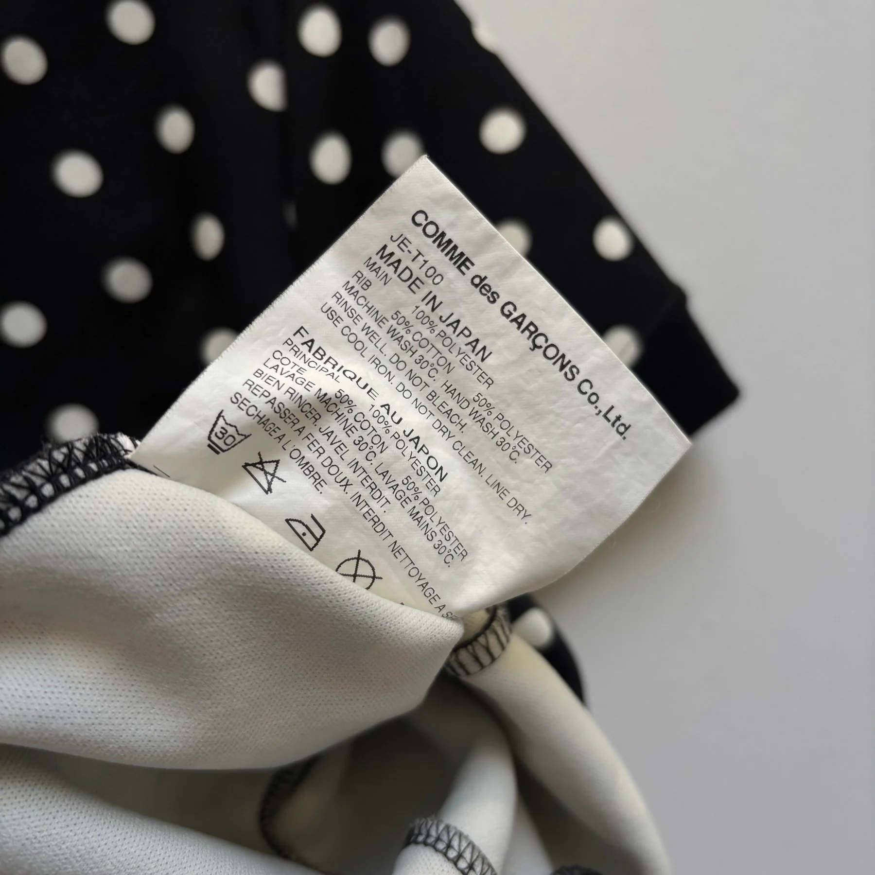 SS09 Junya Watanabe Polka Dot Mini Dress - Image 11