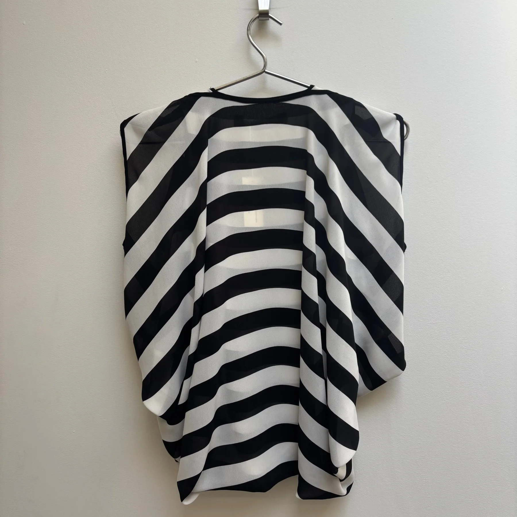 SS09 Junya Watanabe Striped Draped Top - Image 2