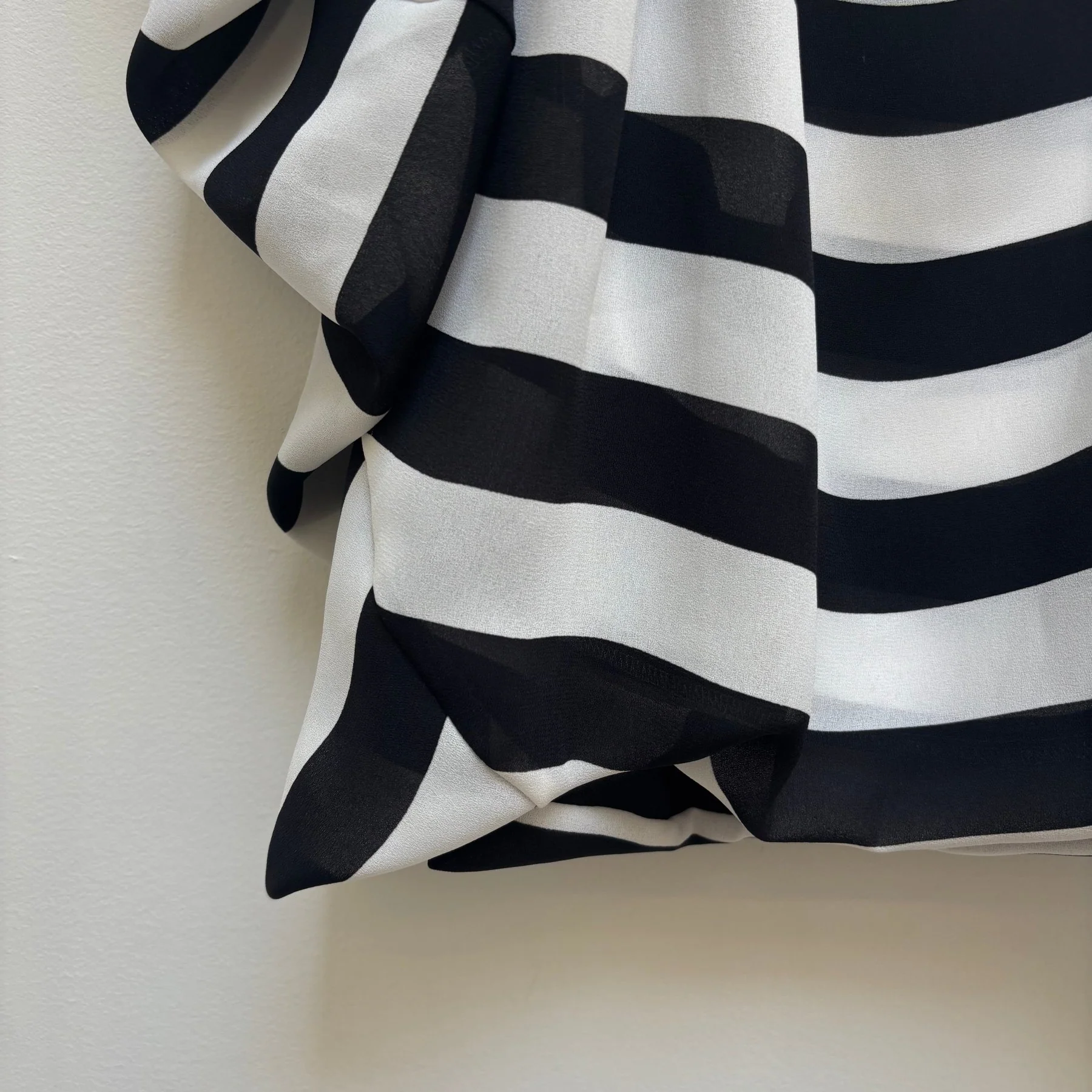 SS09 Junya Watanabe Striped Draped Top - Image 7