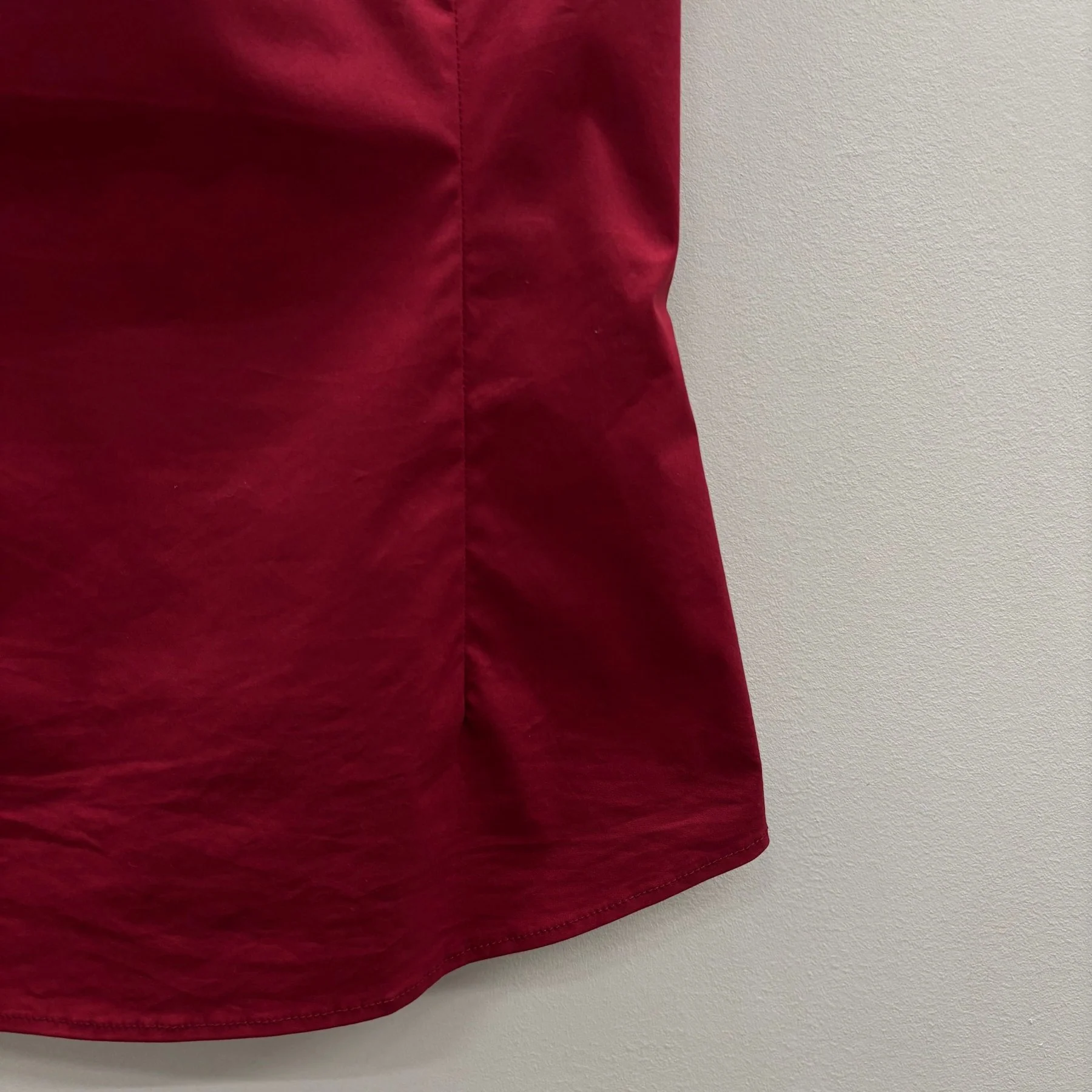 SS09 Prada Scarlet Short Sleeve Button Up Blouse - Image 8