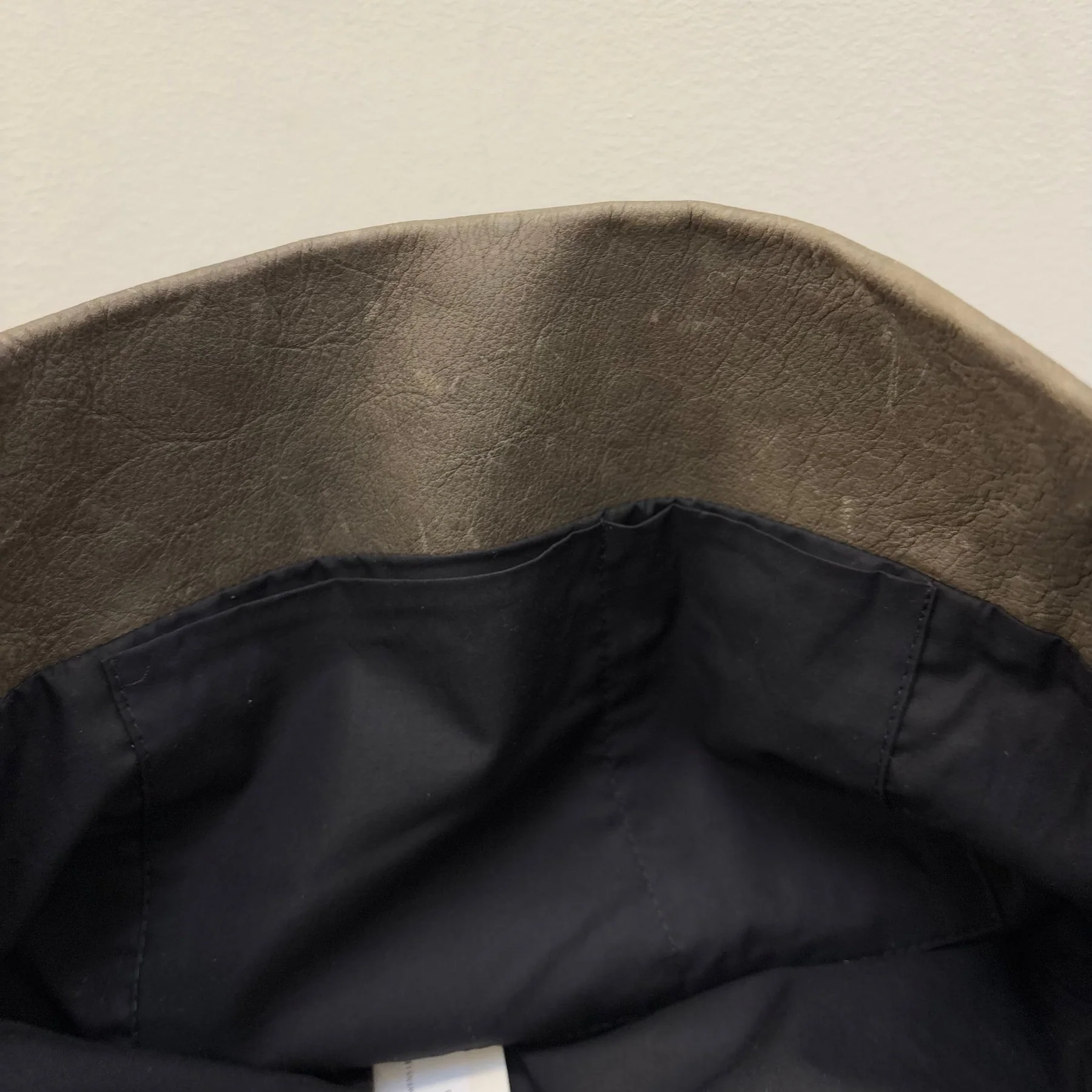 SS09 Rick Owens Leather Crossbody Bag - Image 12