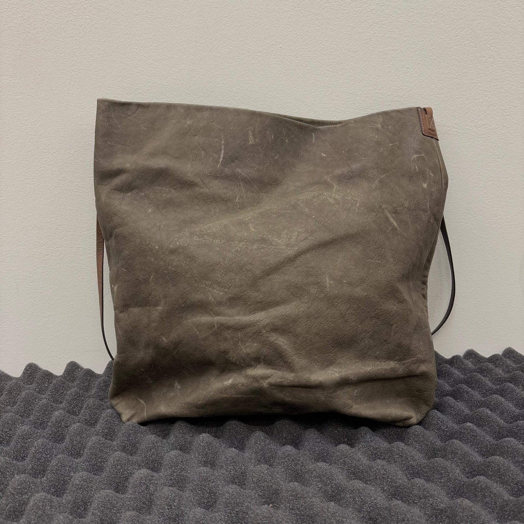 SS09 Rick Owens Leather Crossbody Bag - Image 2