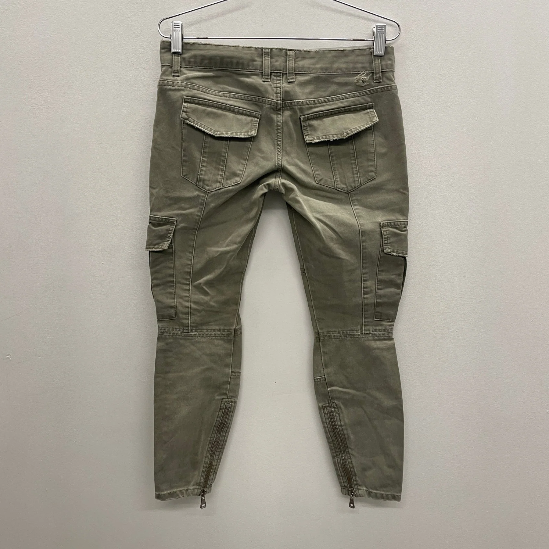 SS10 Balmain by Christophe Decarnin Distressed Biker Jeans - Image 2