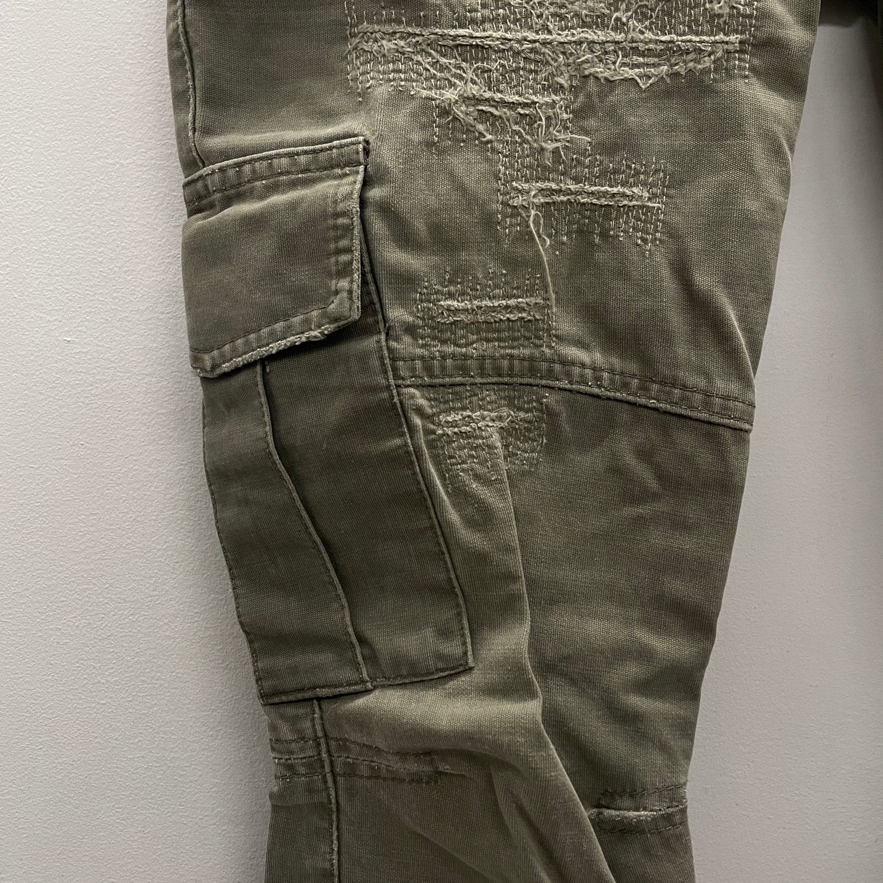 SS10 Balmain by Christophe Decarnin Distressed Biker Jeans - Image 5