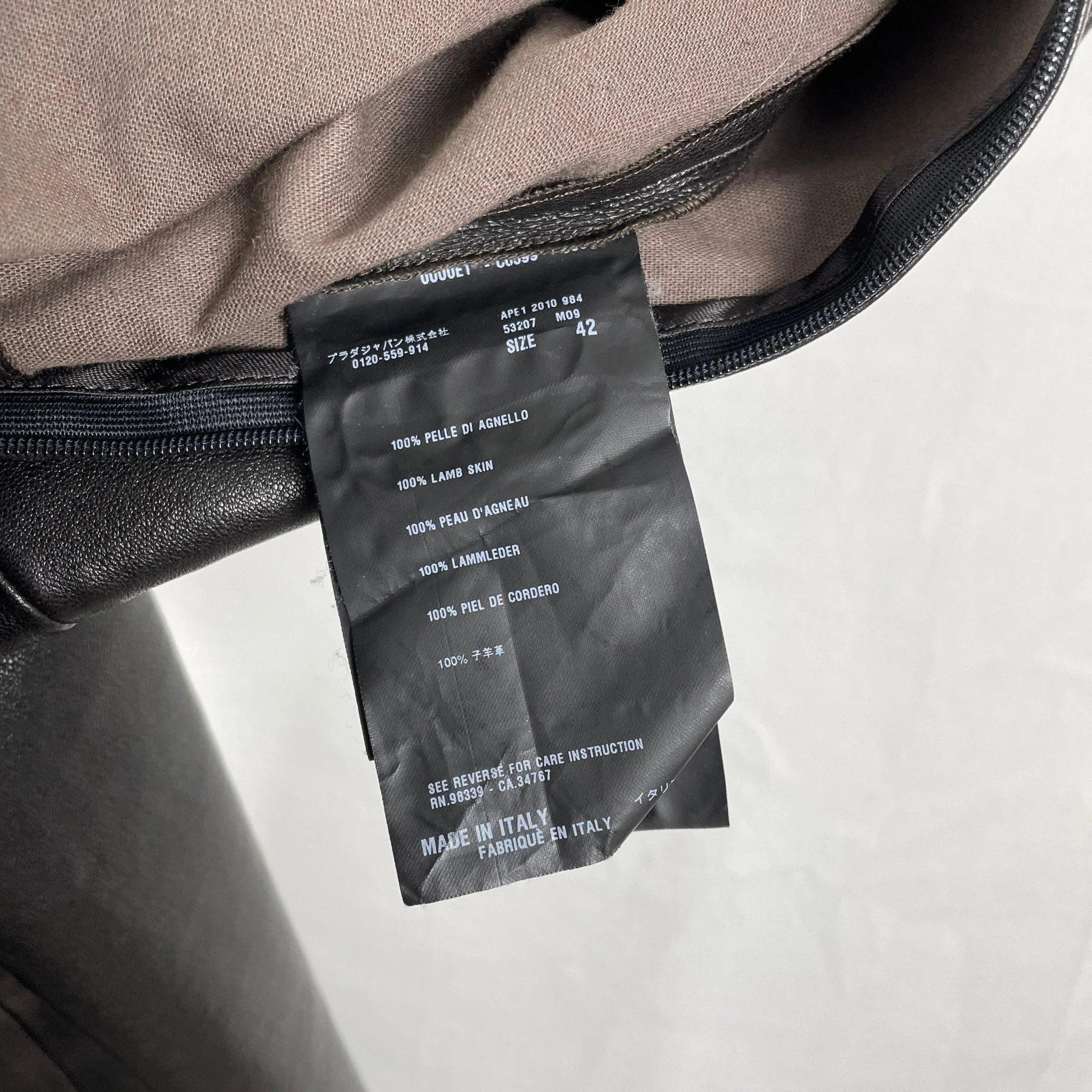 SS10 Prada Leather Dress - Image 8