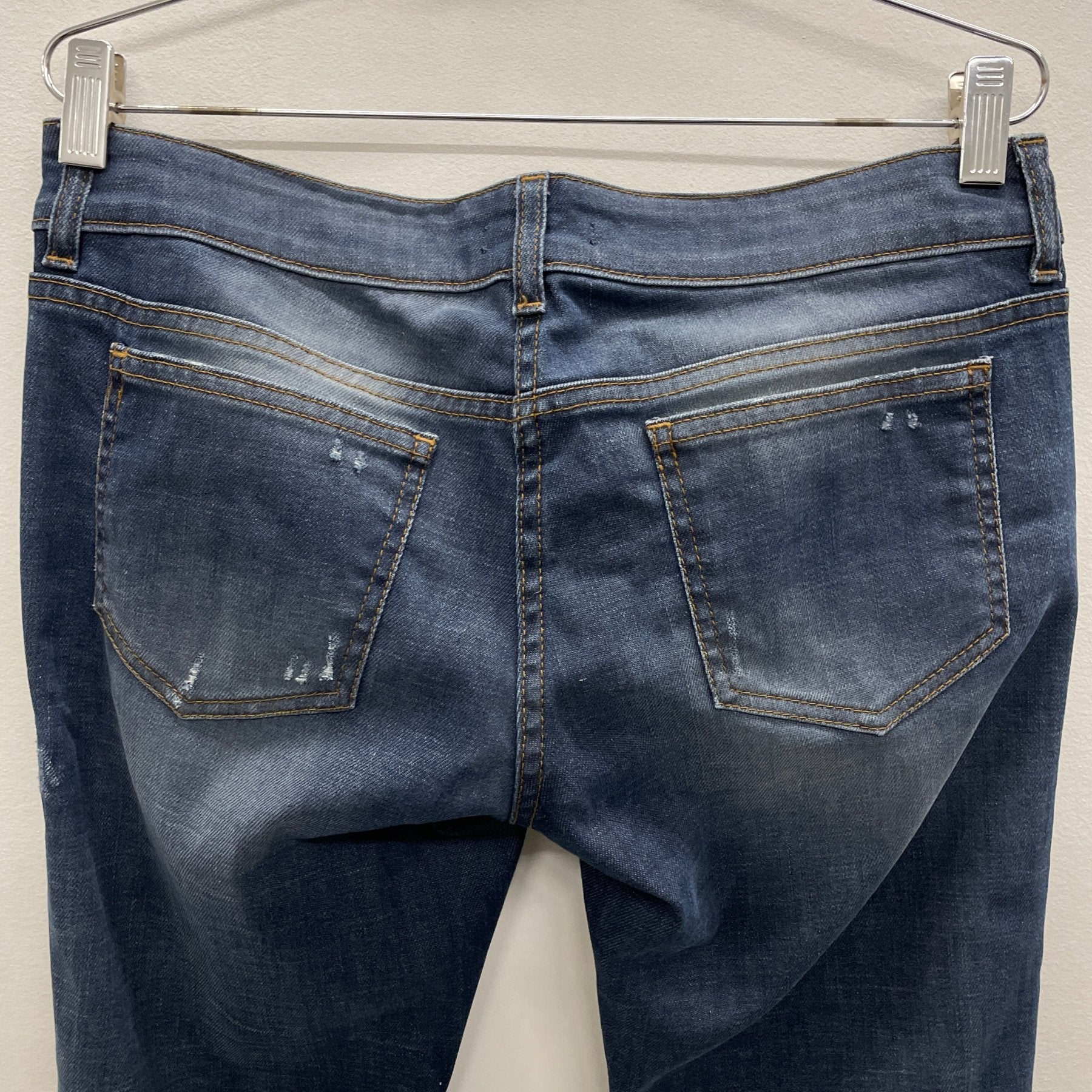 SS12 Balmain Distressed Bootcut Jeans - Image 7