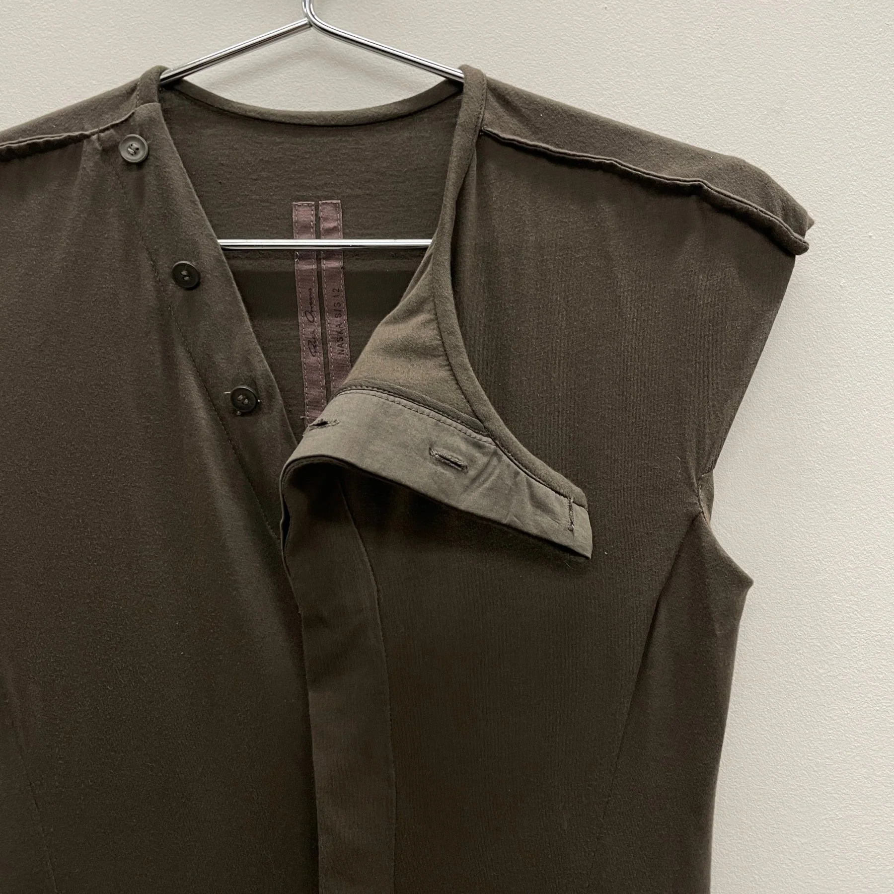 SS12 Rick Owens “Naska” Asymmetrical Column Dress - Image 5