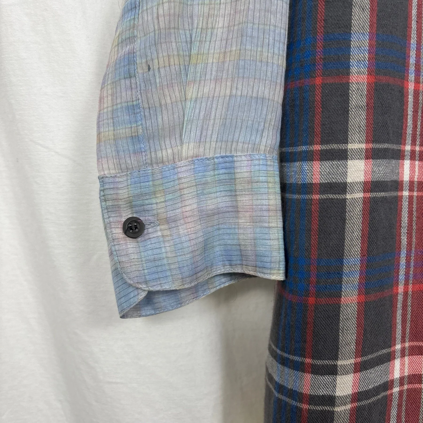 SS13 Dries Van Noten Plaid Blouse Dress - Image 5