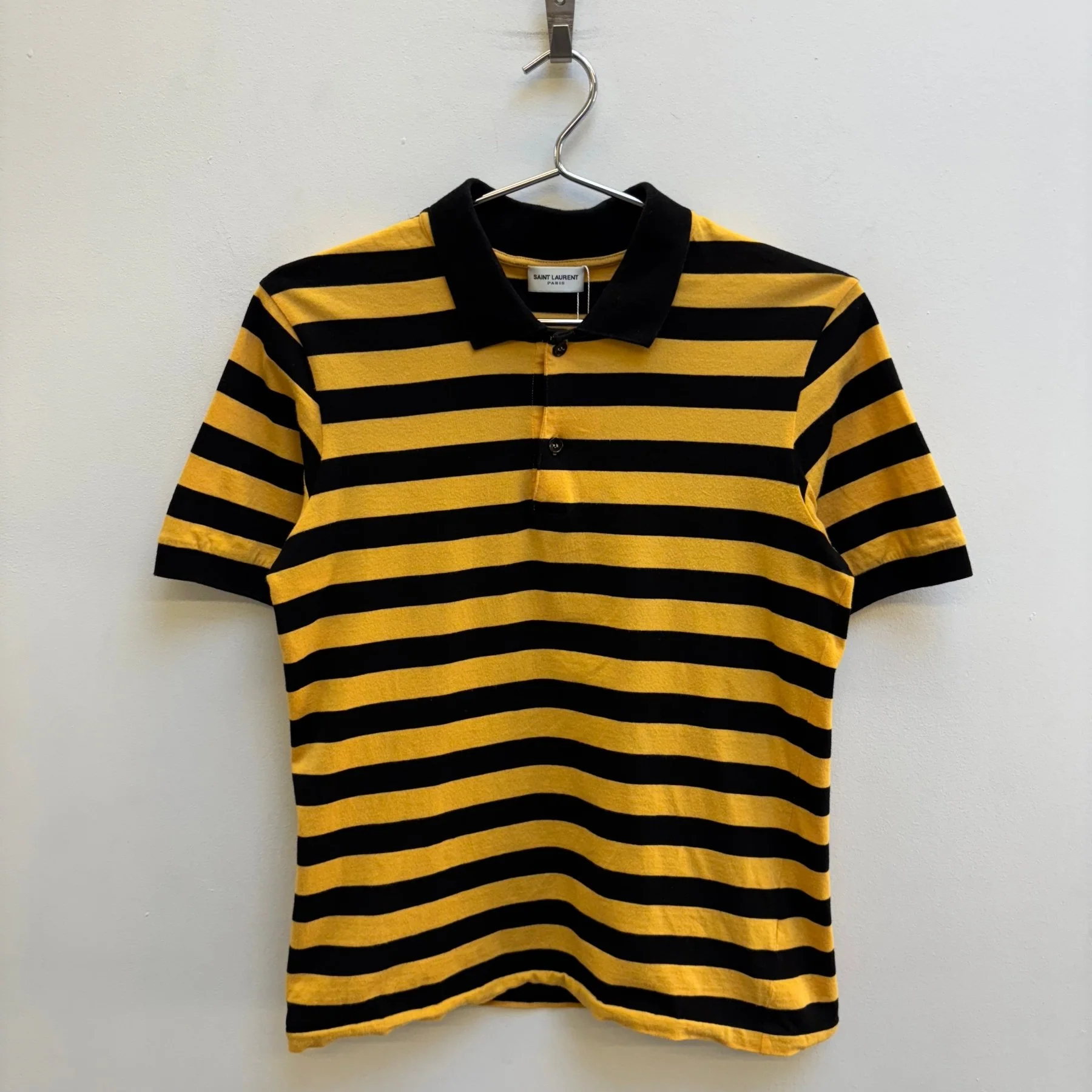 SS13 Saint Laurent by Hedi Slimane Striped Polo