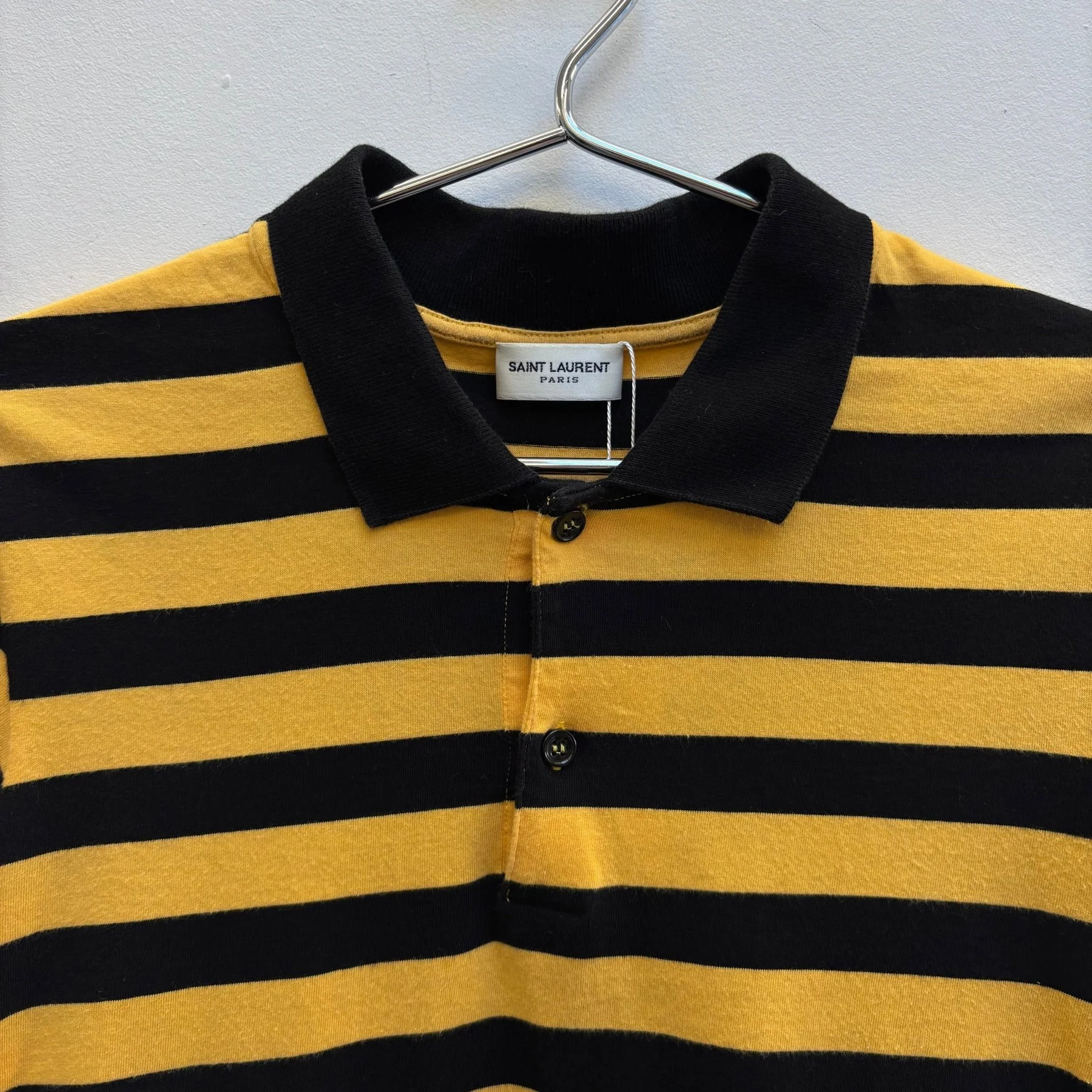 SS13 Saint Laurent by Hedi Slimane Striped Polo - Image 4