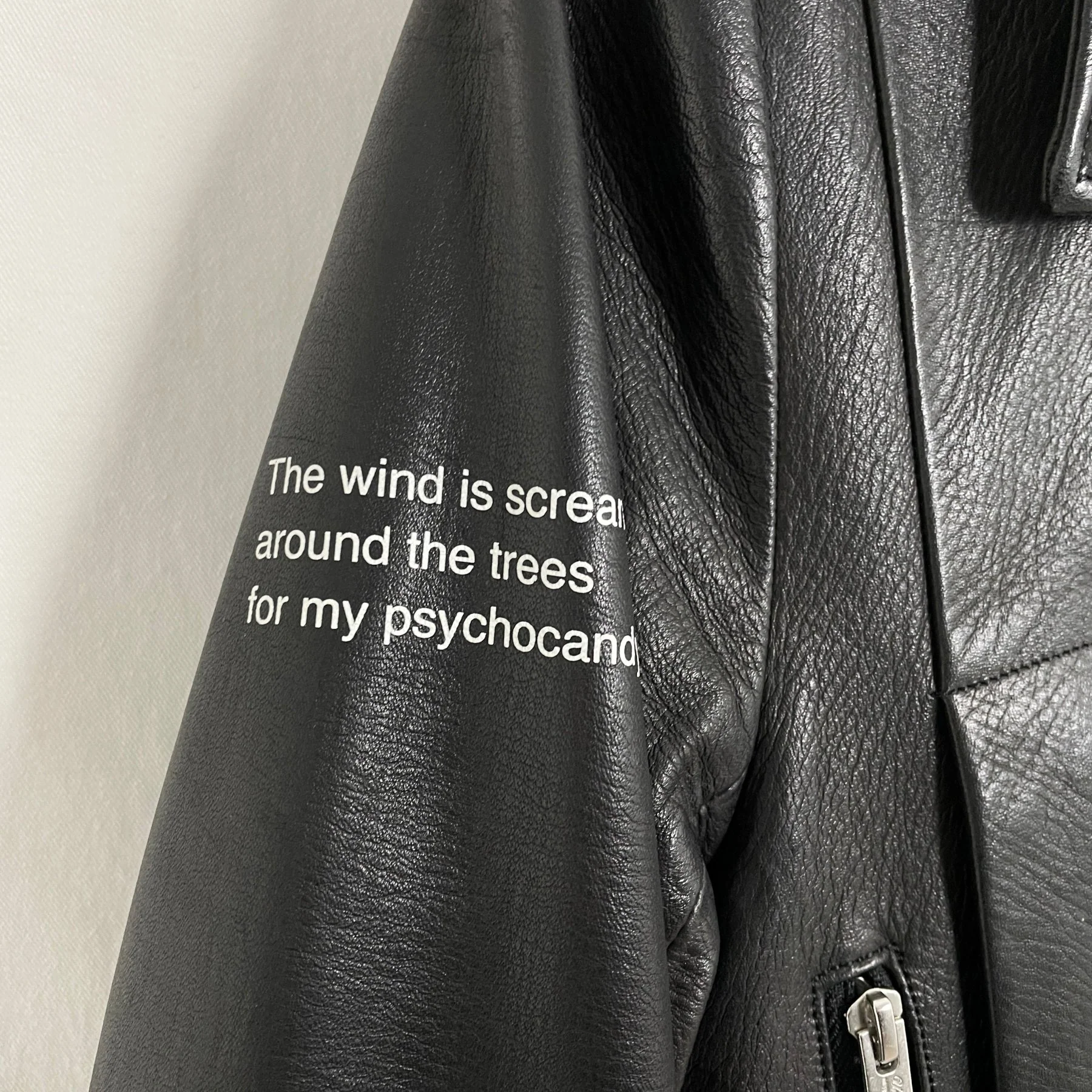 SS14 Undercover “Psychocandy” Biker Leather Jacket - Image 12