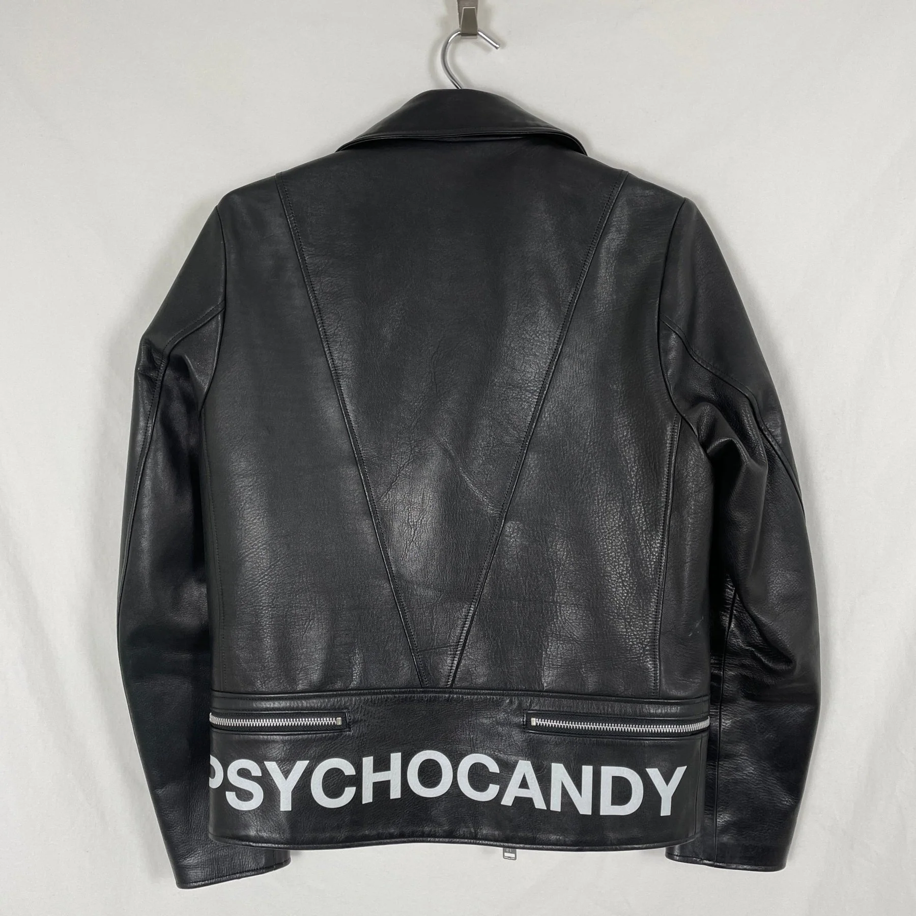 SS14 Undercover “Psychocandy” Biker Leather Jacket - Image 5