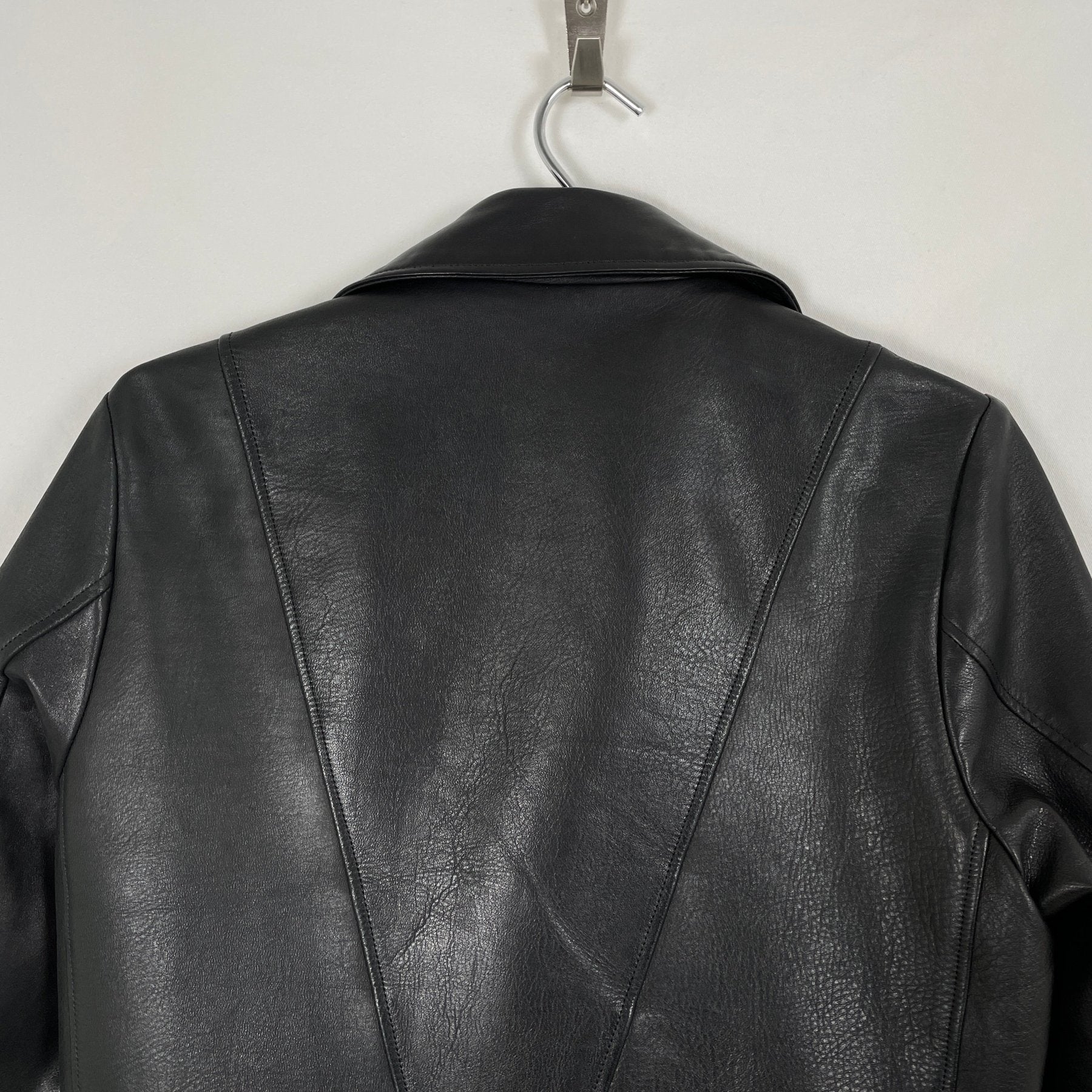SS14 Undercover “Psychocandy” Biker Leather Jacket - Image 6