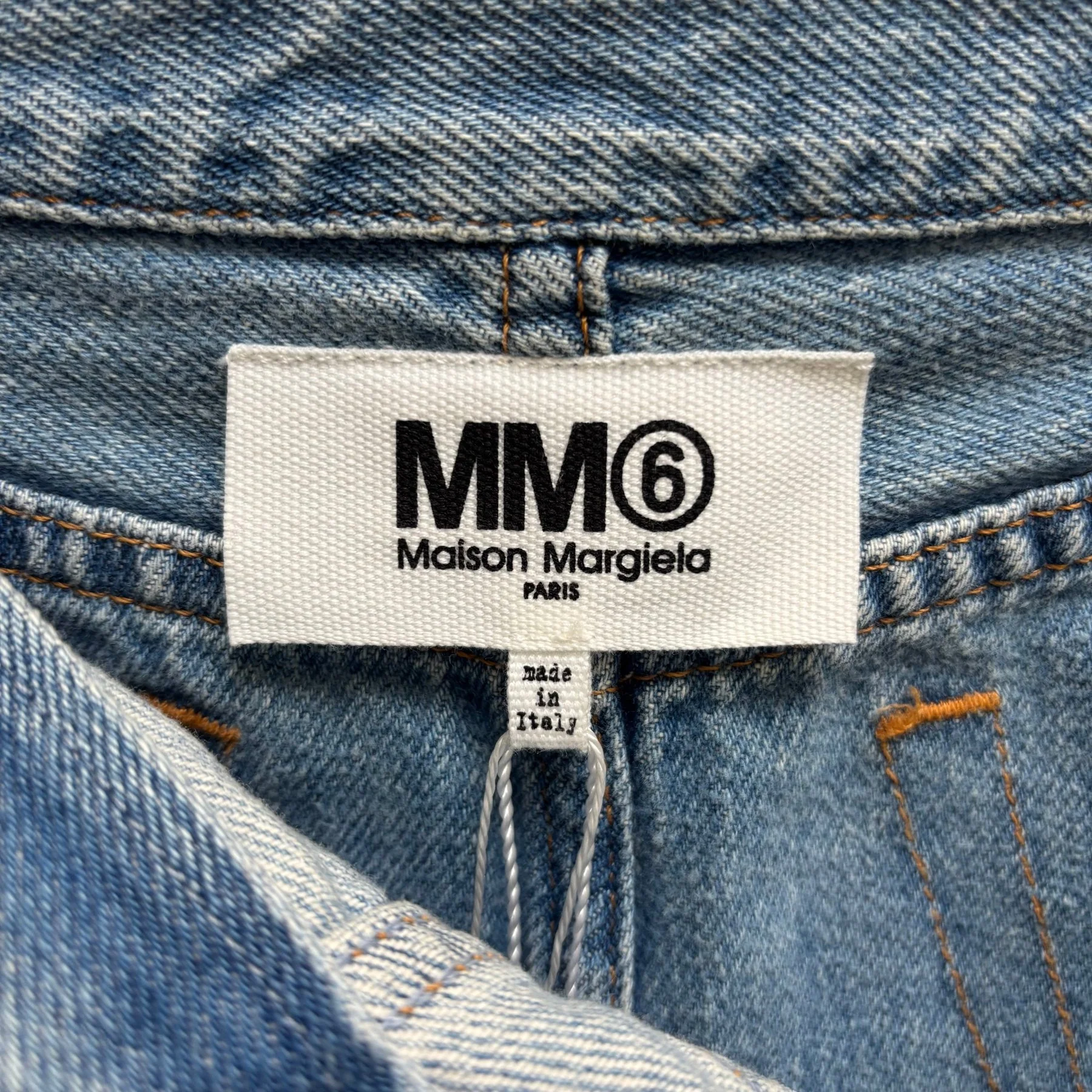 SS17 Maison Margiela MM6 Inside Out Denim Skirt - Image 11