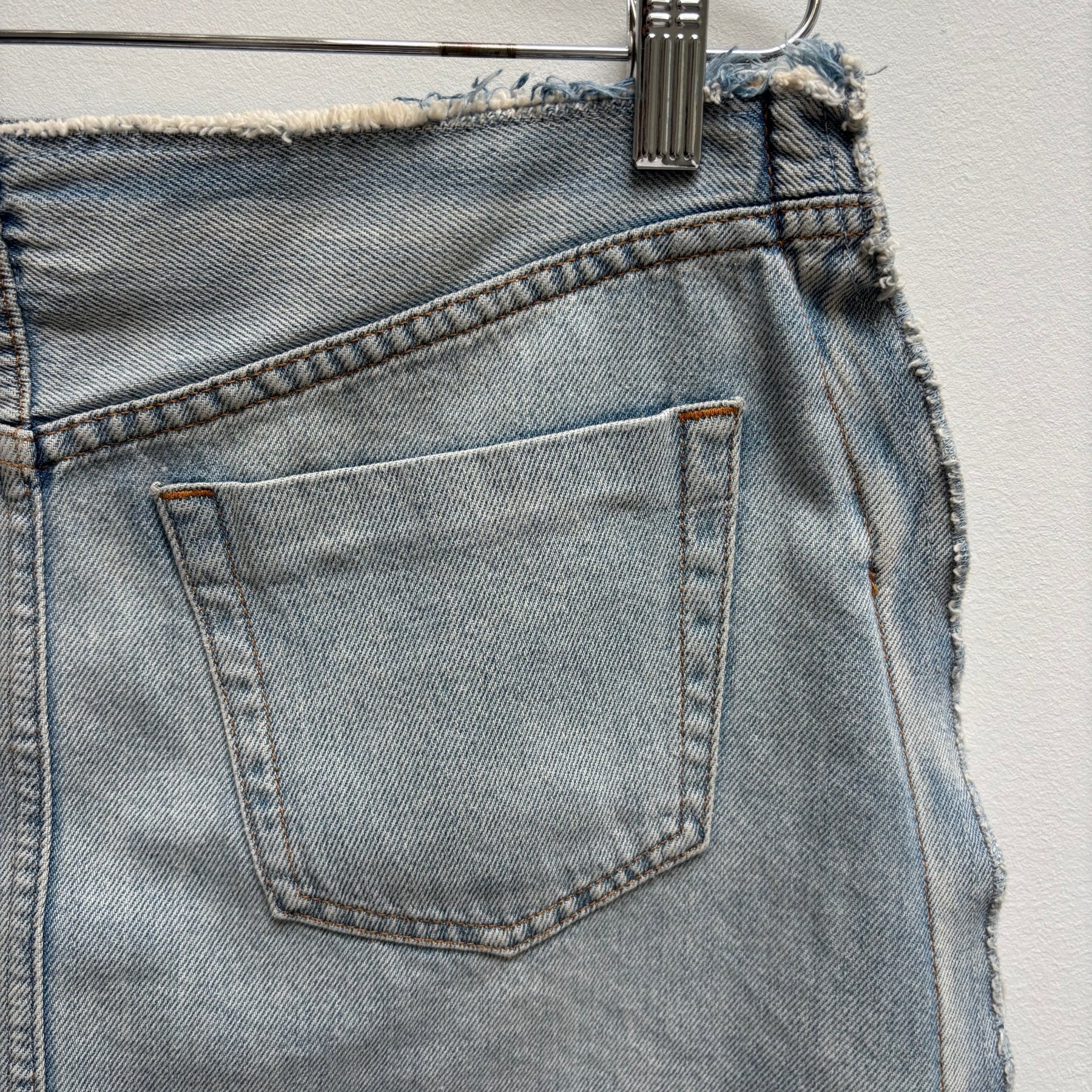 SS17 Maison Margiela MM6 Inside Out Denim Skirt - Image 3