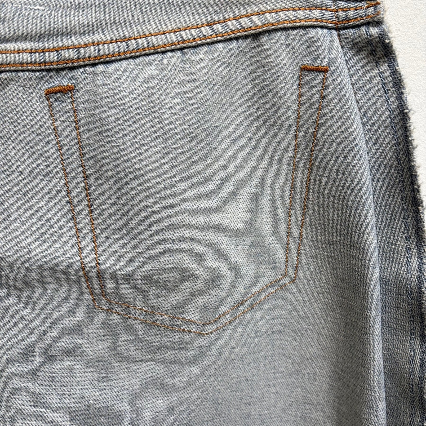 SS17 Maison Margiela MM6 Inside Out Denim Skirt - Image 7