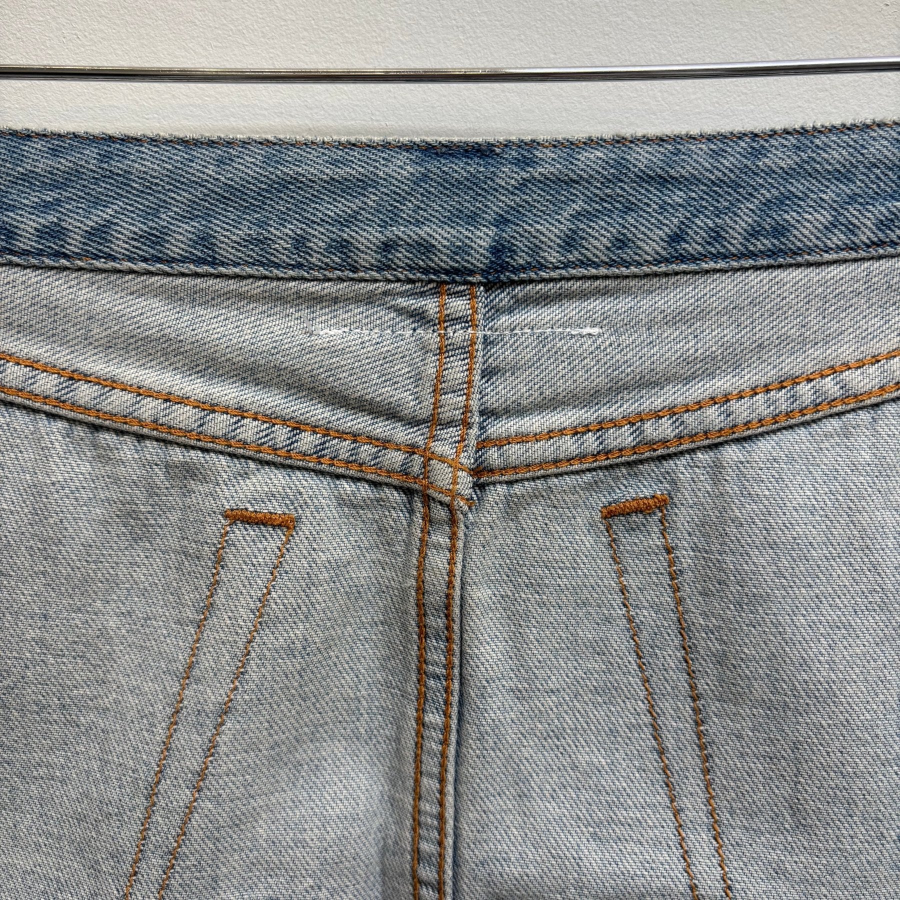 SS17 Maison Margiela MM6 Inside Out Denim Skirt - Image 8