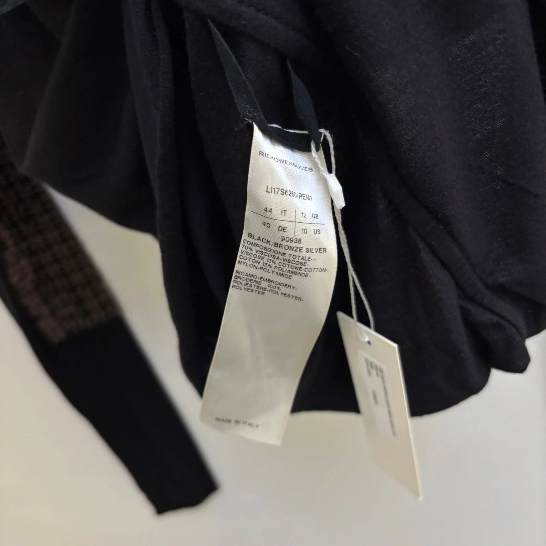 SS17 Rick Owens Lillies Sequence Long Sleeve Top - Image 11