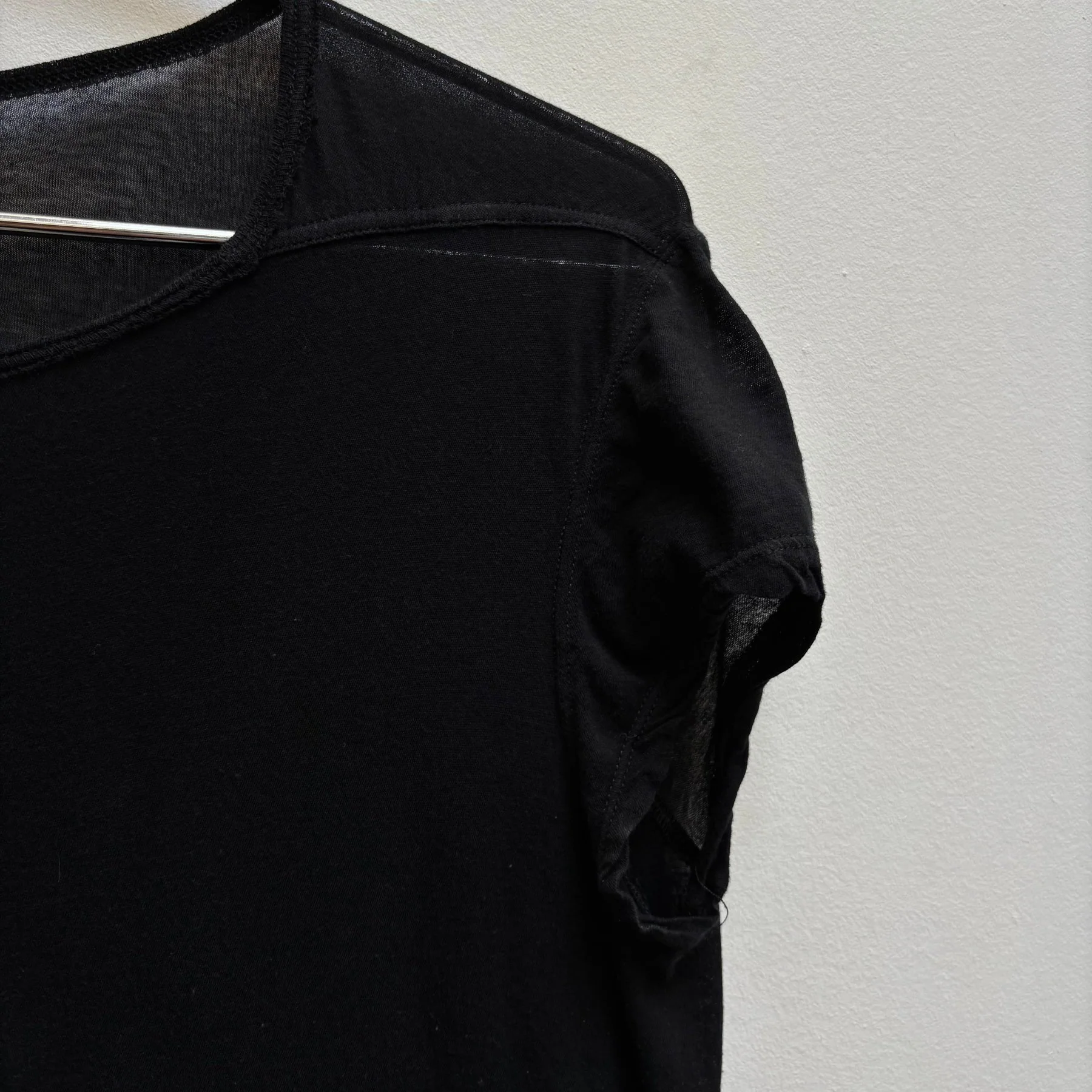 SS17 Rick Owens Sheer Walrus T-Shirt - Image 4