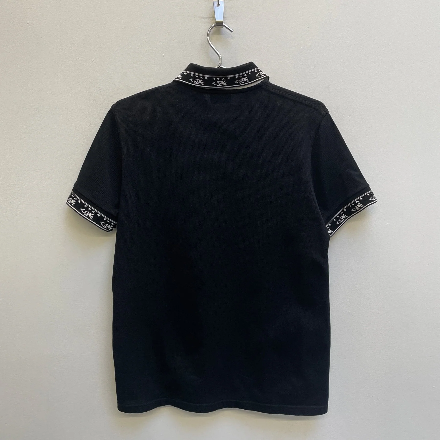 SS17 Saint Laurent Paris Contrast Trim Polo Shirt - Image 2
