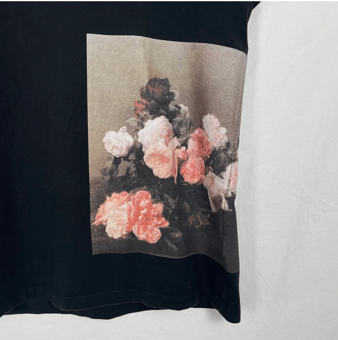 SS18 Raf Simons Peter Saville Flower Tshirt - Image 4