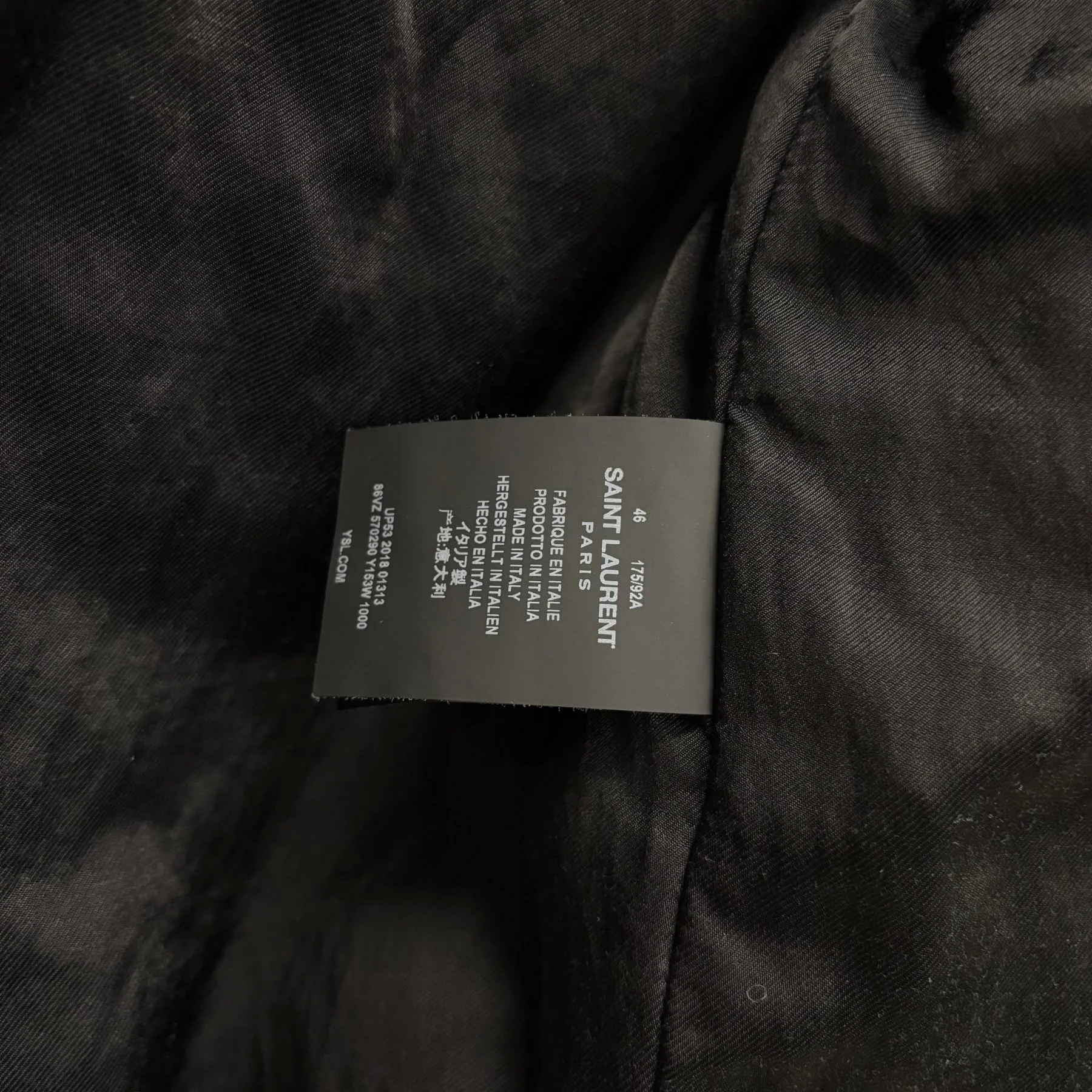 SS18 Saint Laurent Paris By Anthony Vaccarello Biker Blazer - Image 15