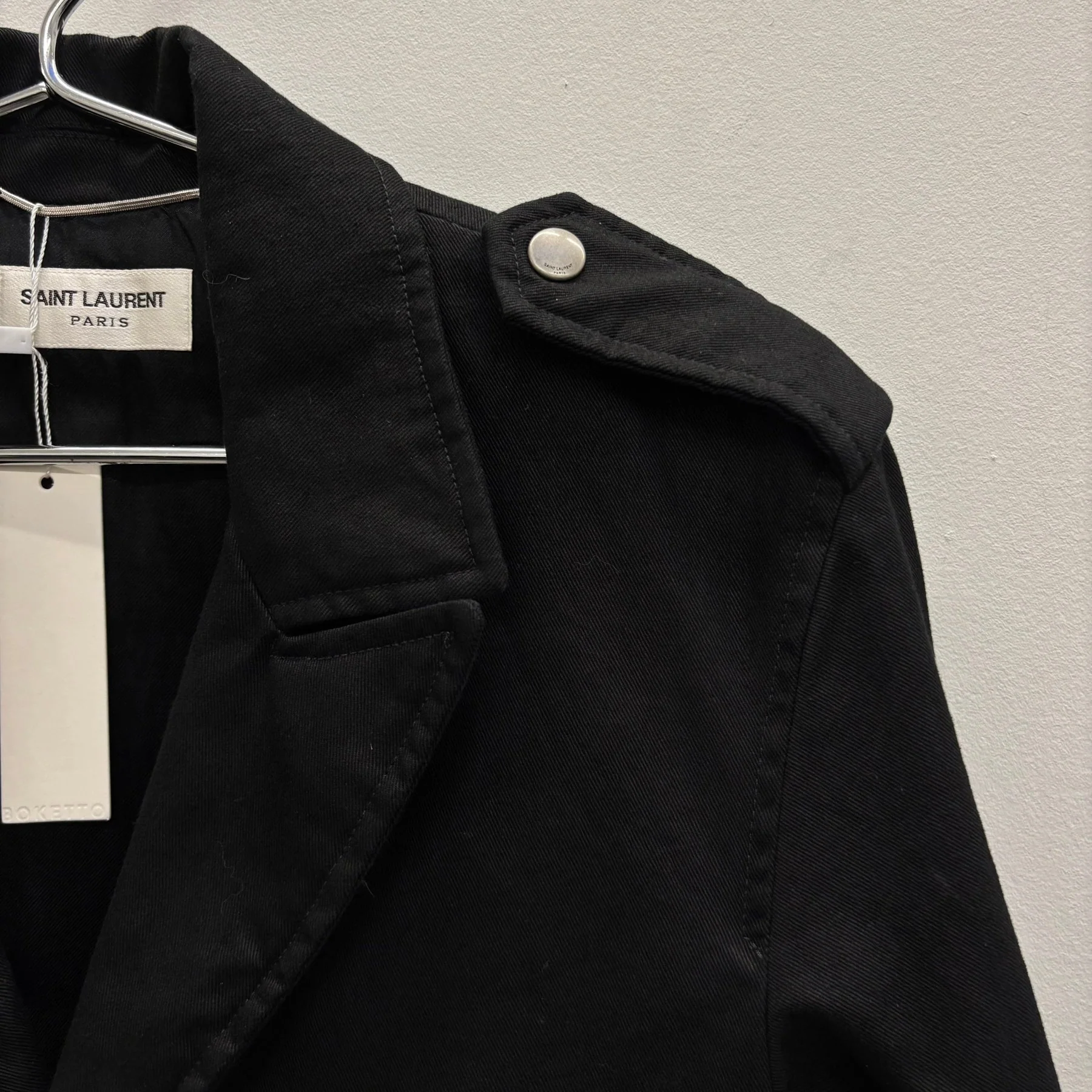 SS18 Saint Laurent Paris By Anthony Vaccarello Biker Blazer - Image 4