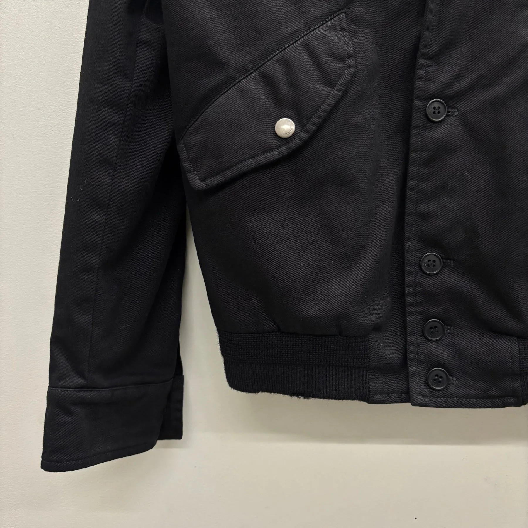 SS18 Saint Laurent Paris By Anthony Vaccarello Biker Blazer - Image 6