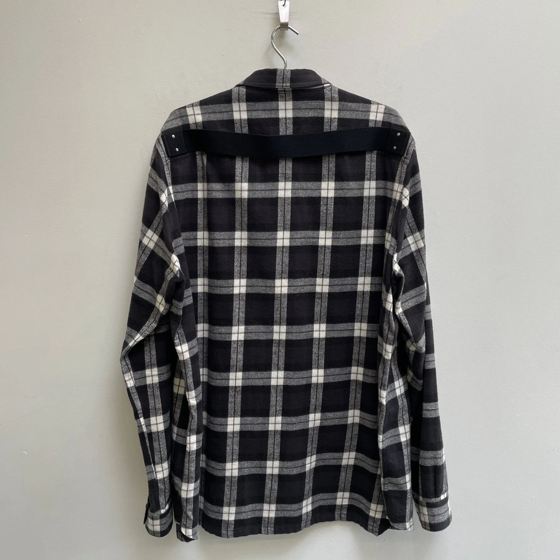 SS19 Rick Owens “BABEL” Plaid Flannel - Image 2