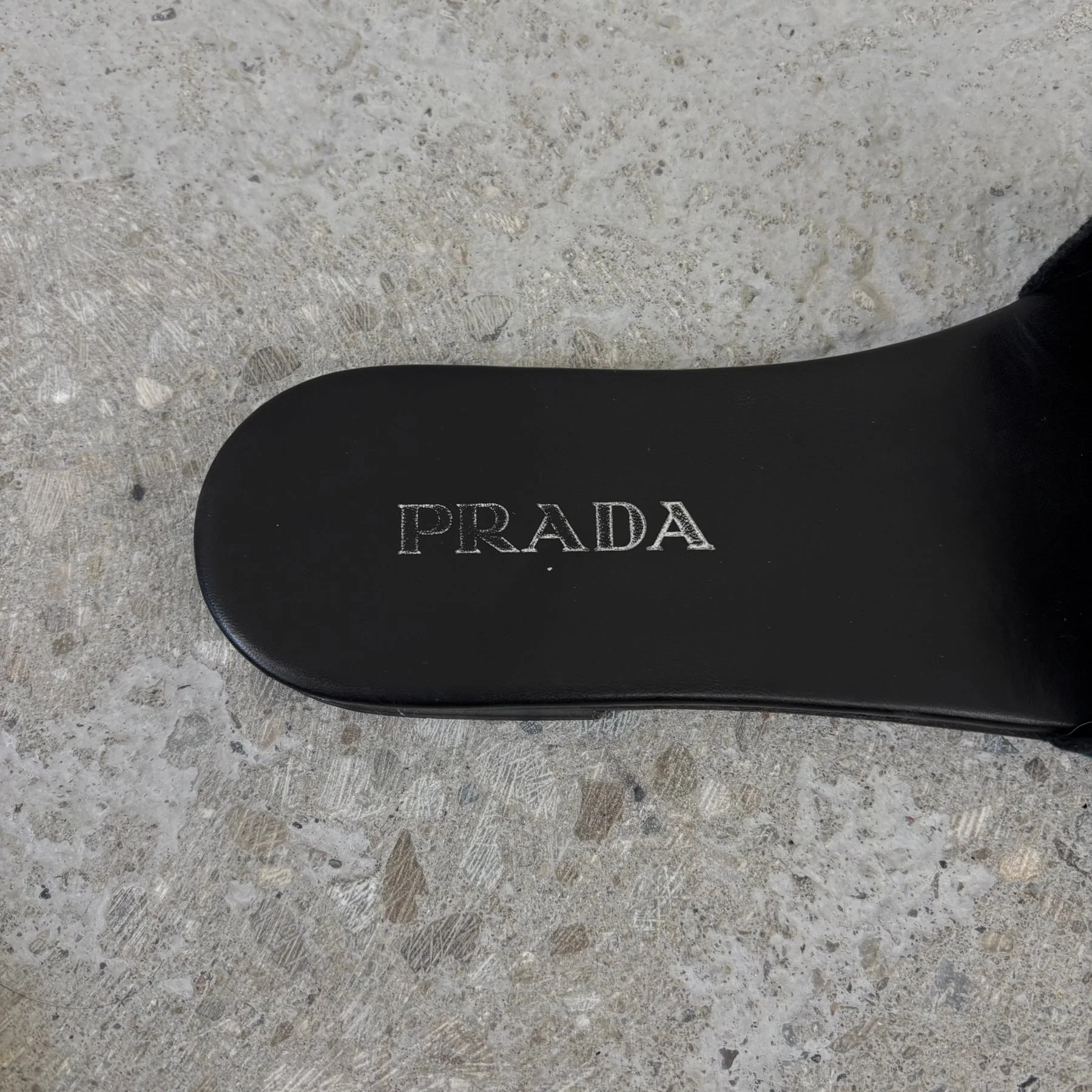 SS20 Prada Printed Crystal Embellished Slides - Image 7