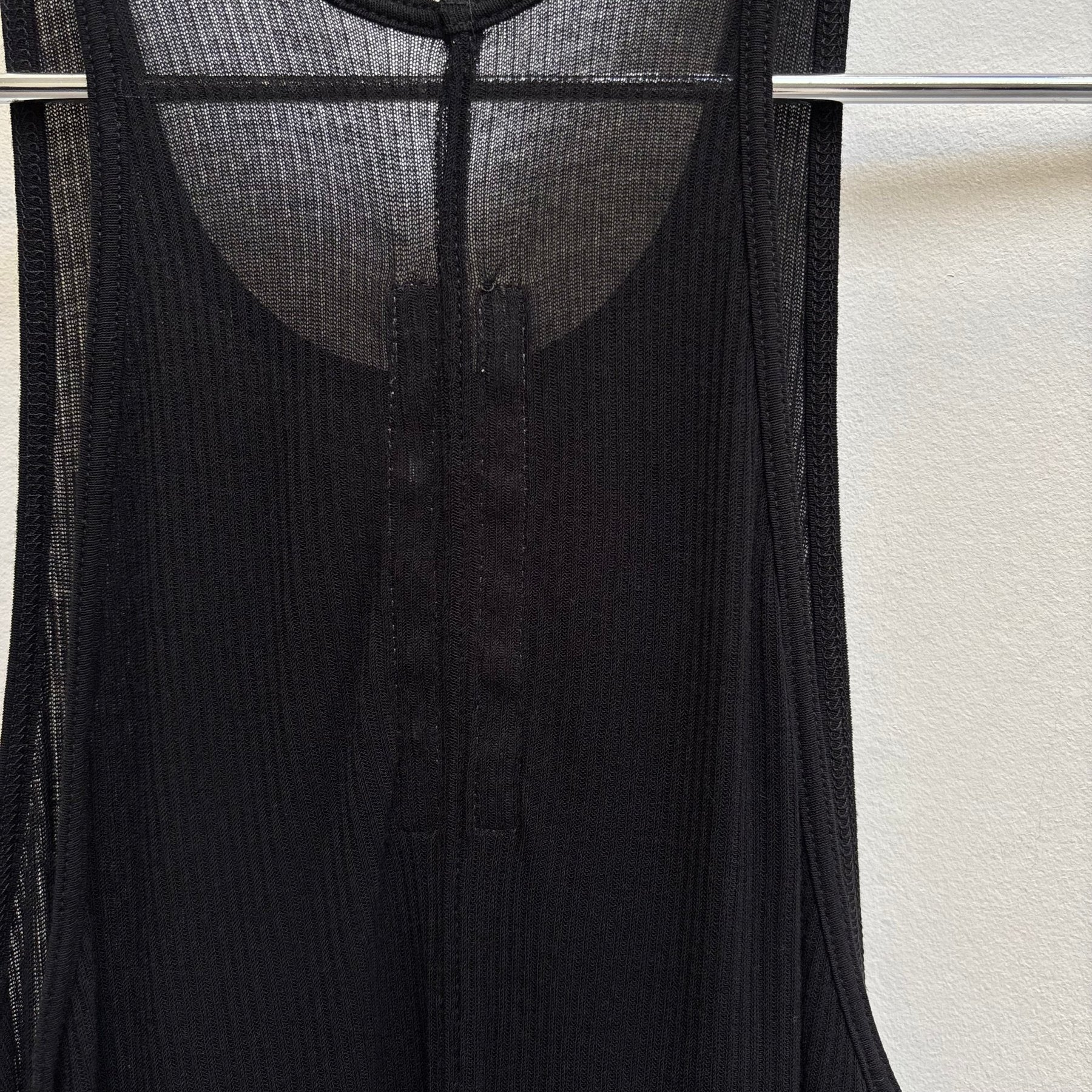 SS21 Rick Owens ‘PHLEGETHON’ Ribbed Tank Top - Image 7