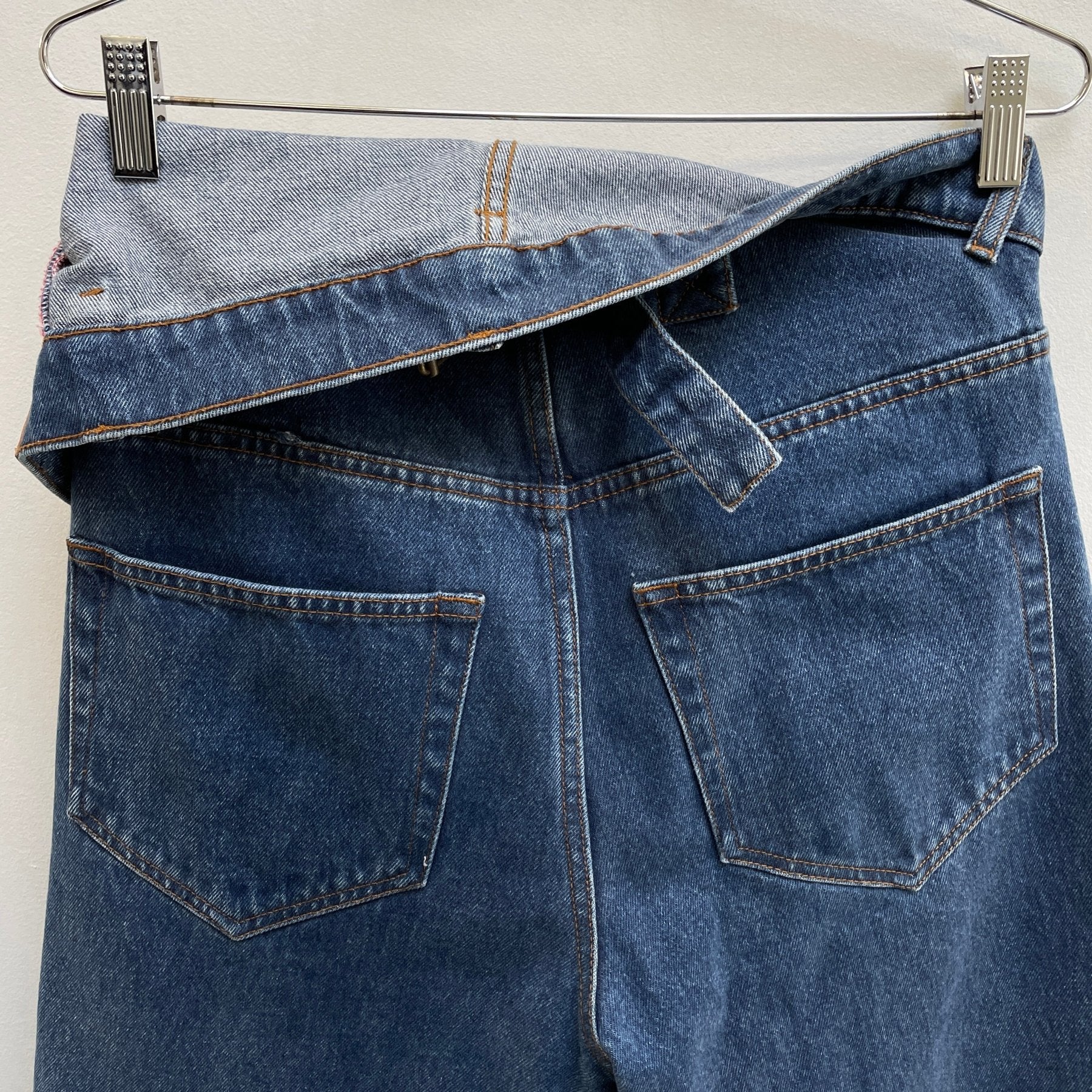 SS21 Y/Project 3rd Edition Evergreen Asymmetrical Fly Denim - Image 9