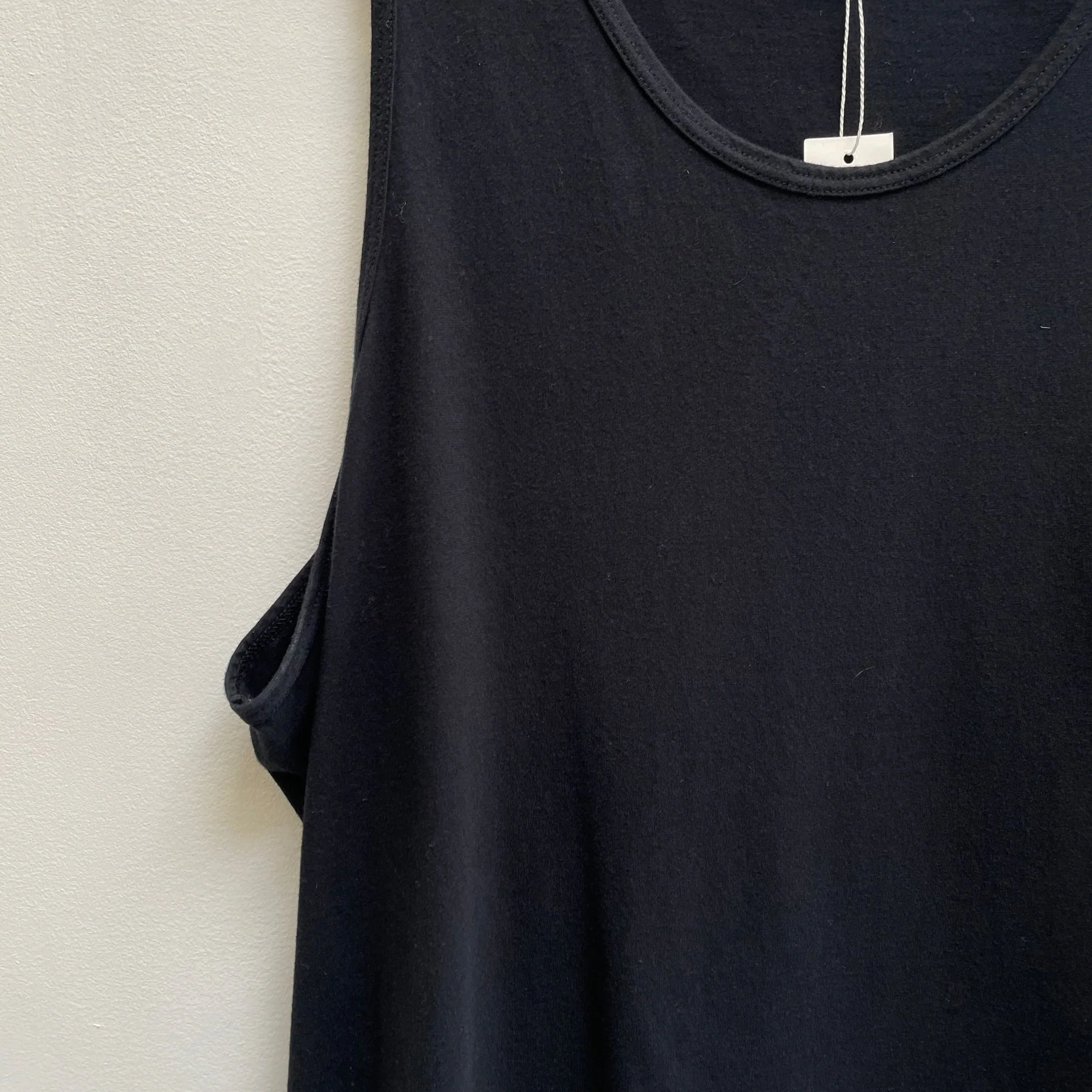 SS25 Comme Des Garçons Classic Black Tank Top - Image 4