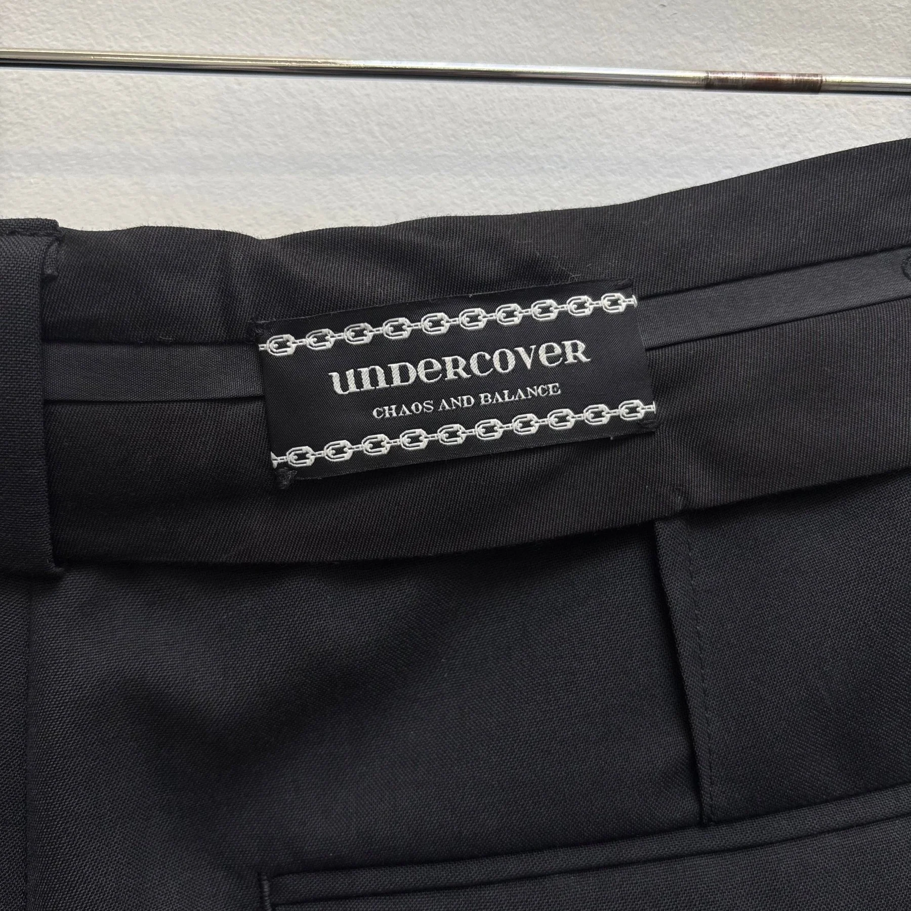 SS25 Undercover "Chaos And Balance" Black Pants - Image 12