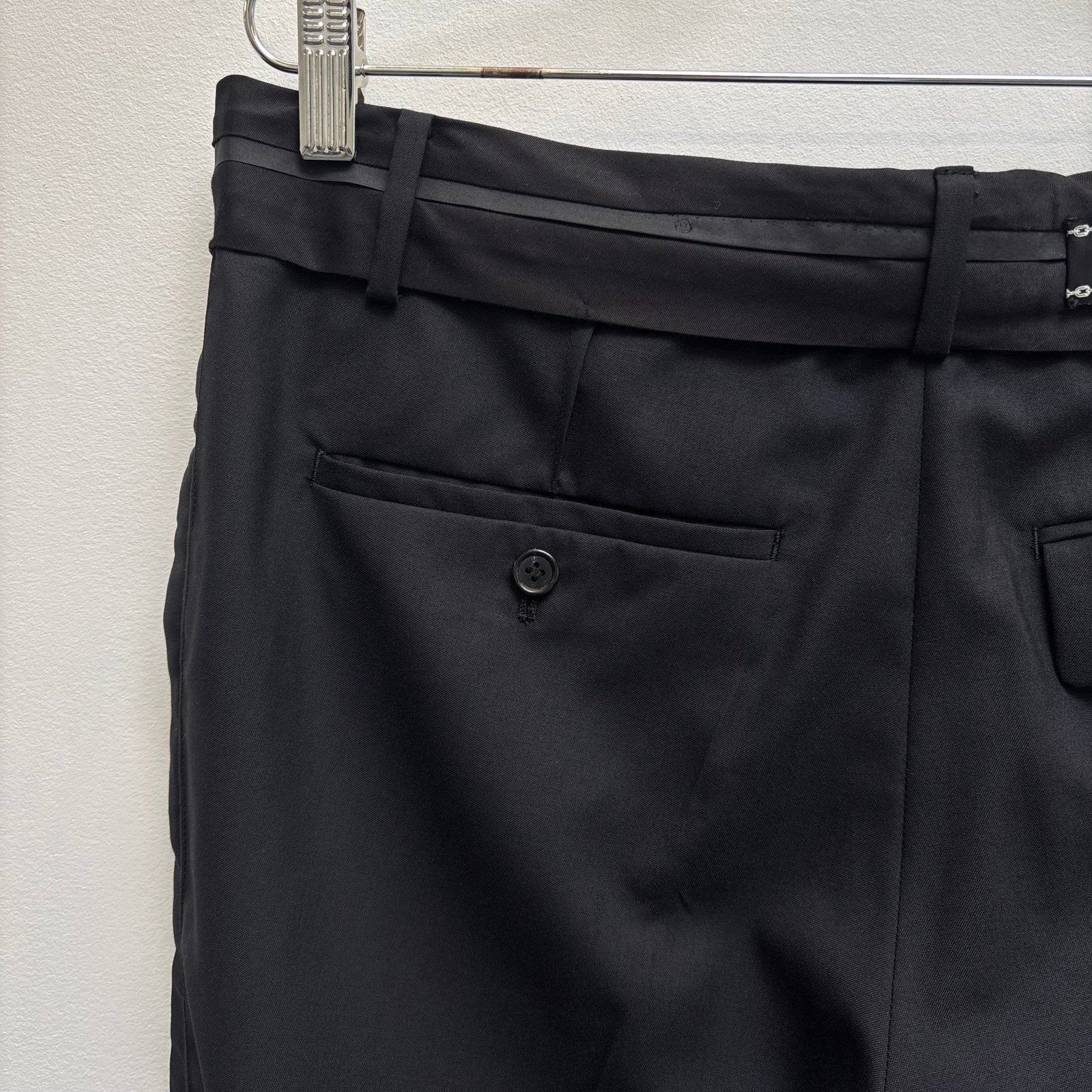 SS25 Undercover "Chaos And Balance" Black Pants - Image 13