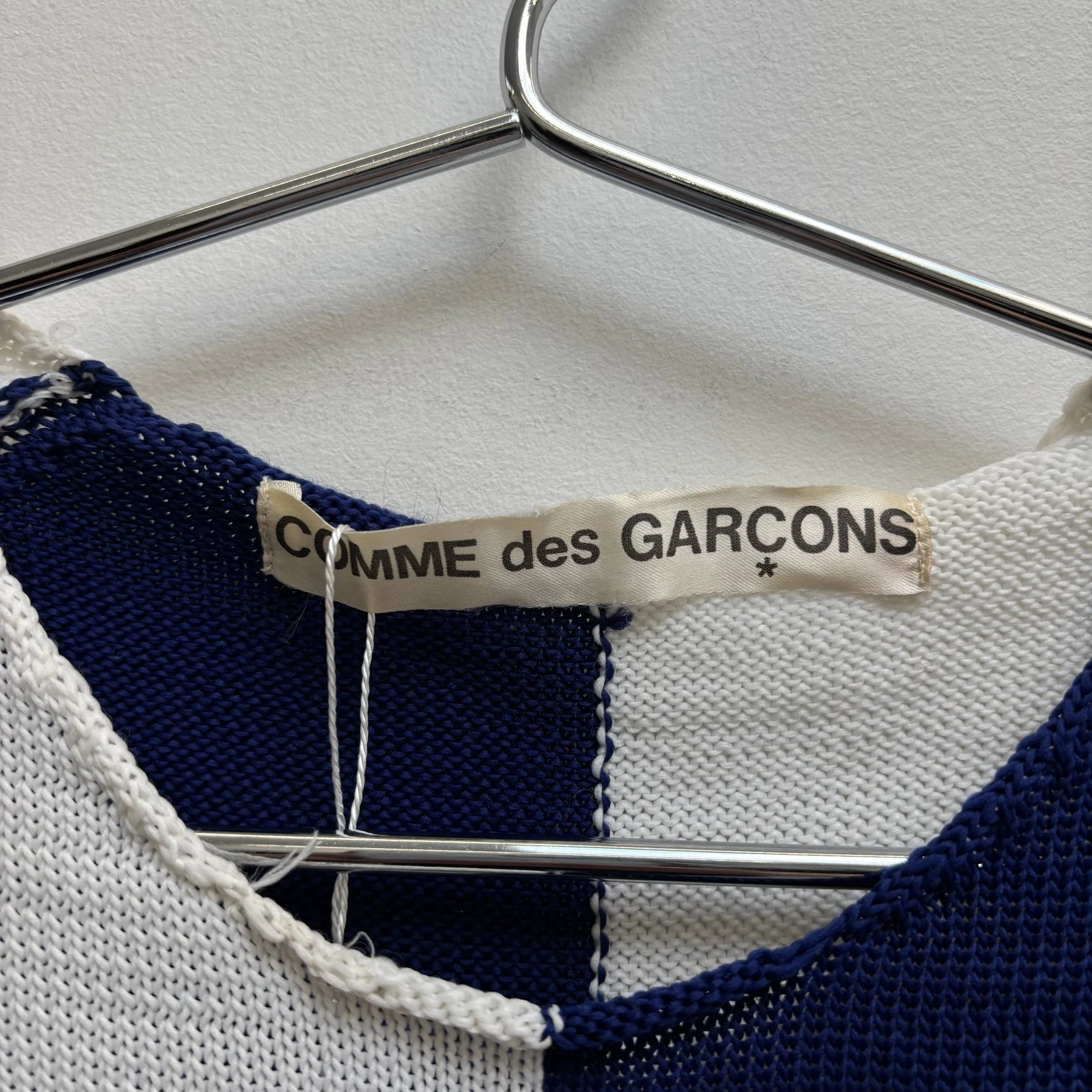 SS95 Comme Des Garçons Striped Knit Tee - Image 8