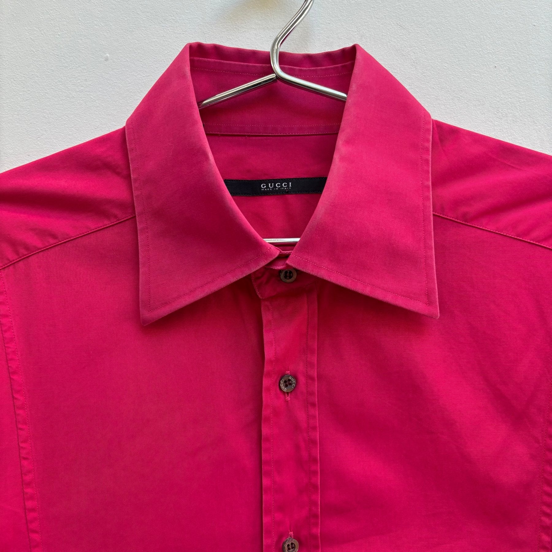 SS99 Gucci by Tom Ford Pink Button Up Blouse - Image 3