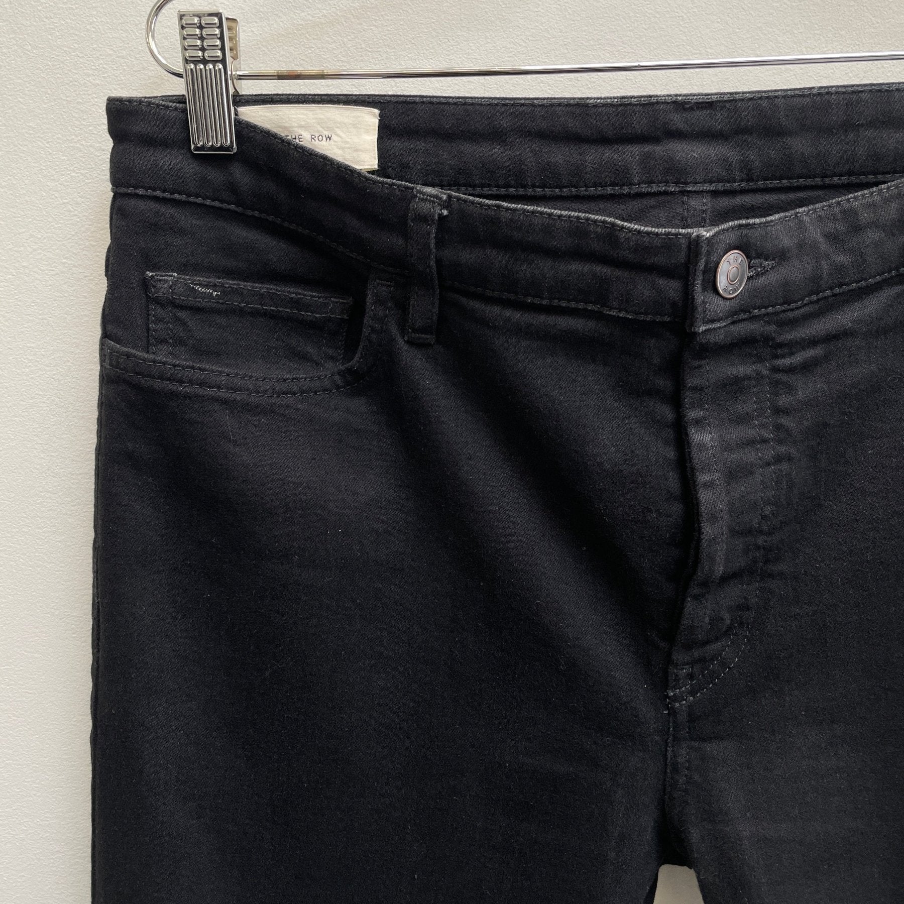 The Row Classic Black Slim Fit Jeans - Image 4