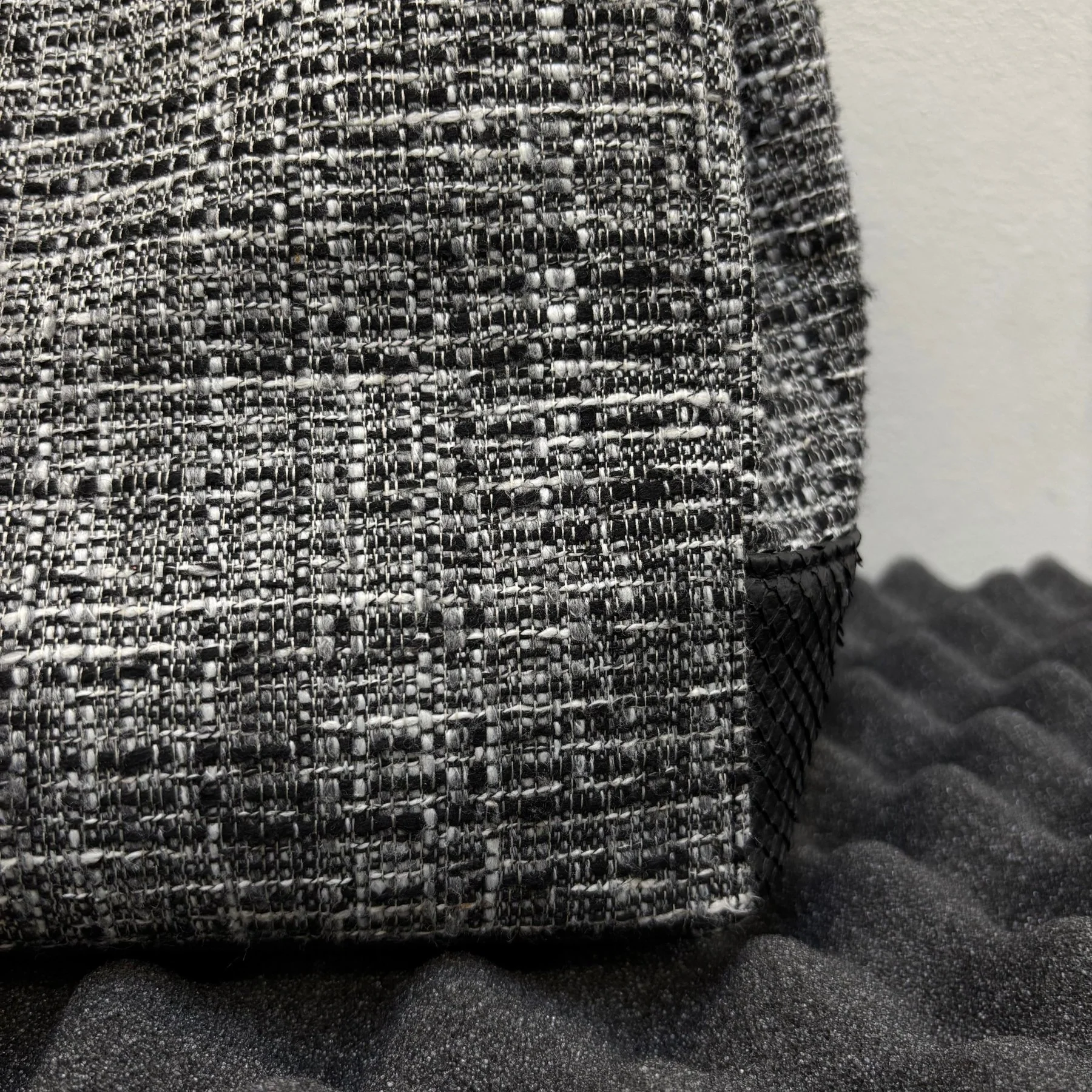 Tweed and Python Leather Firkin Handbag - Image 6