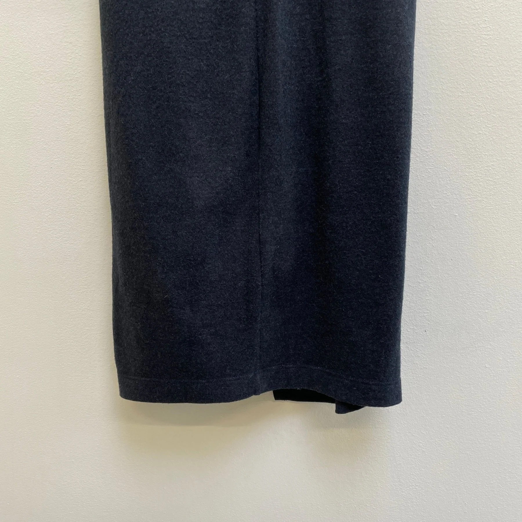 00s Helmut Lang (Lang Era) Draped Neckline Zip Dress - Image 8