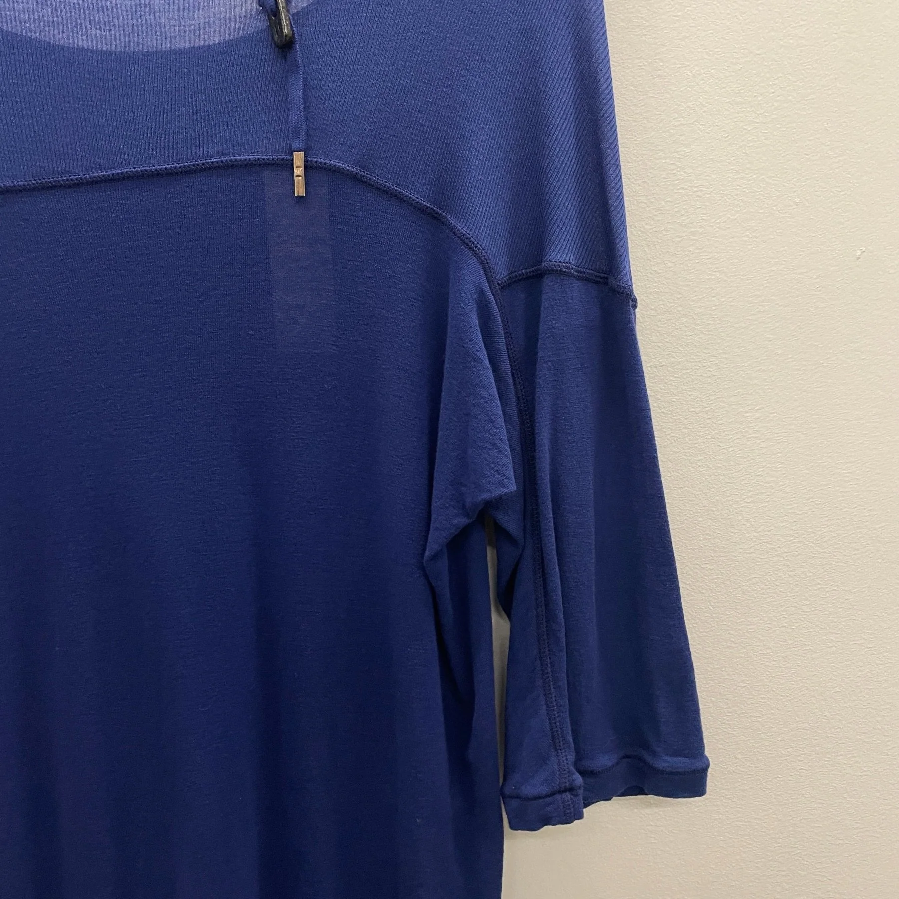 Boris Bidjan Saberi Nuclear Blue Surgical Stitch Tee - Image 6