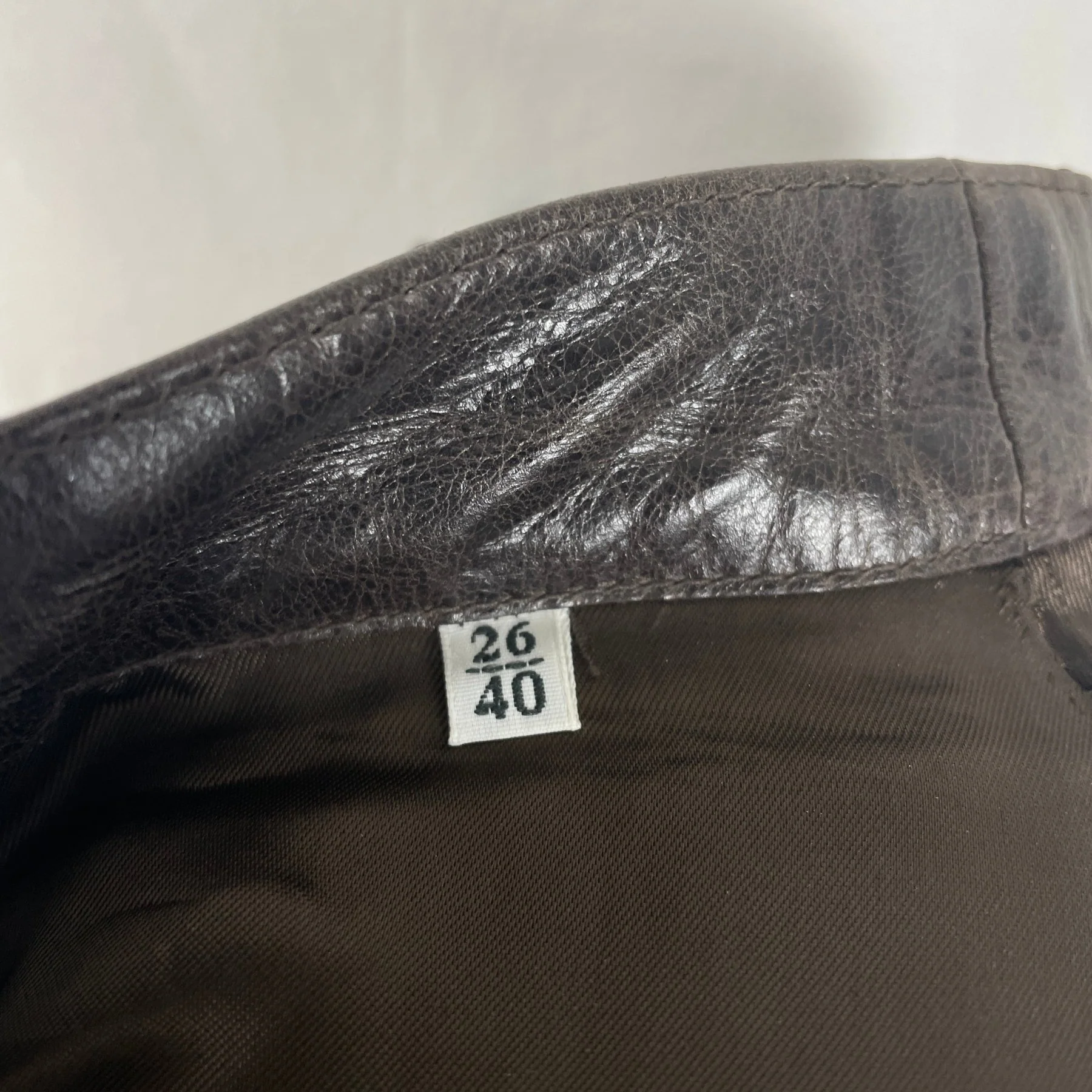 Versace Jeans Leather Mini Skirt - Image 10